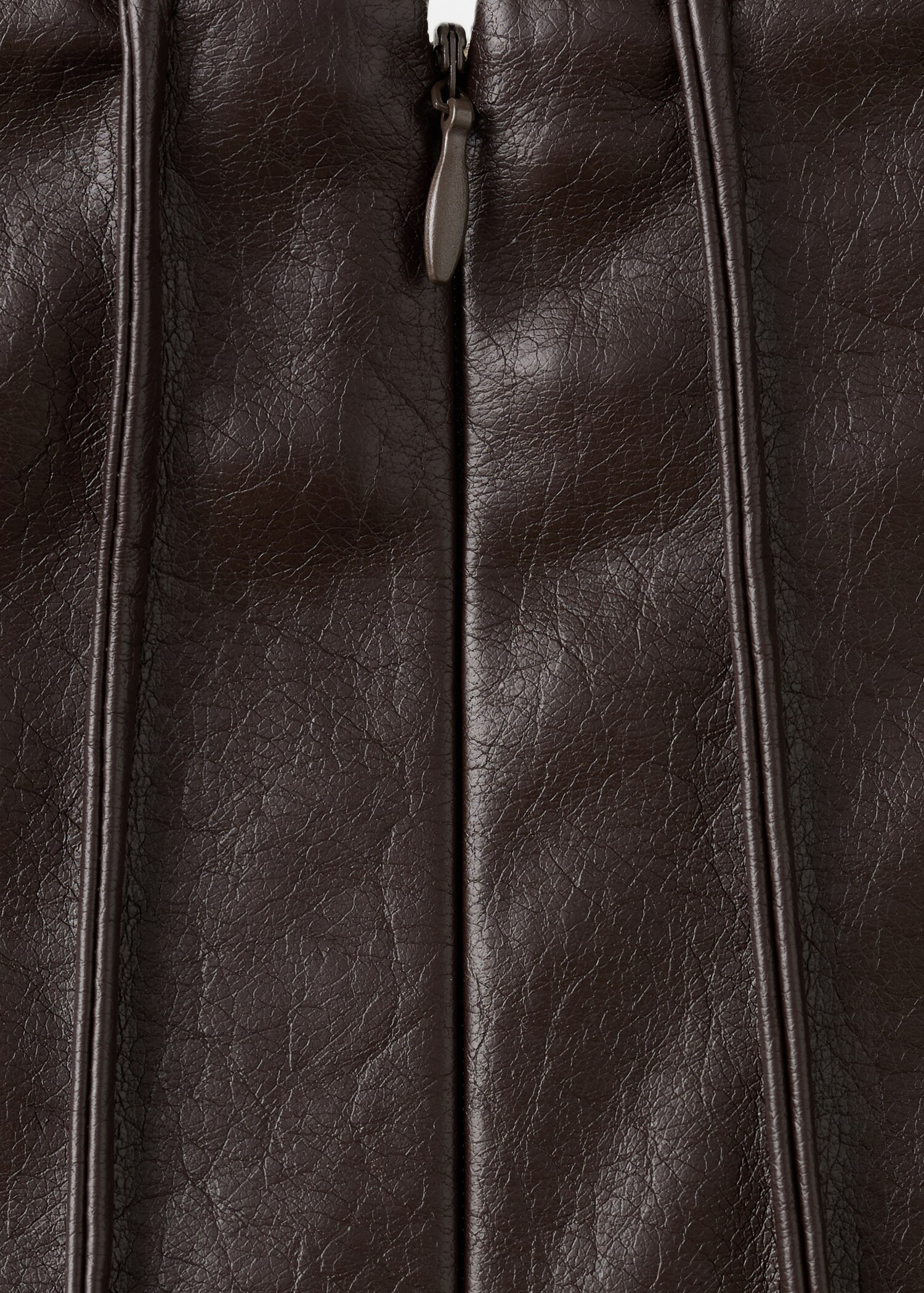 Faux leather skirt with godets - Details of the article 8