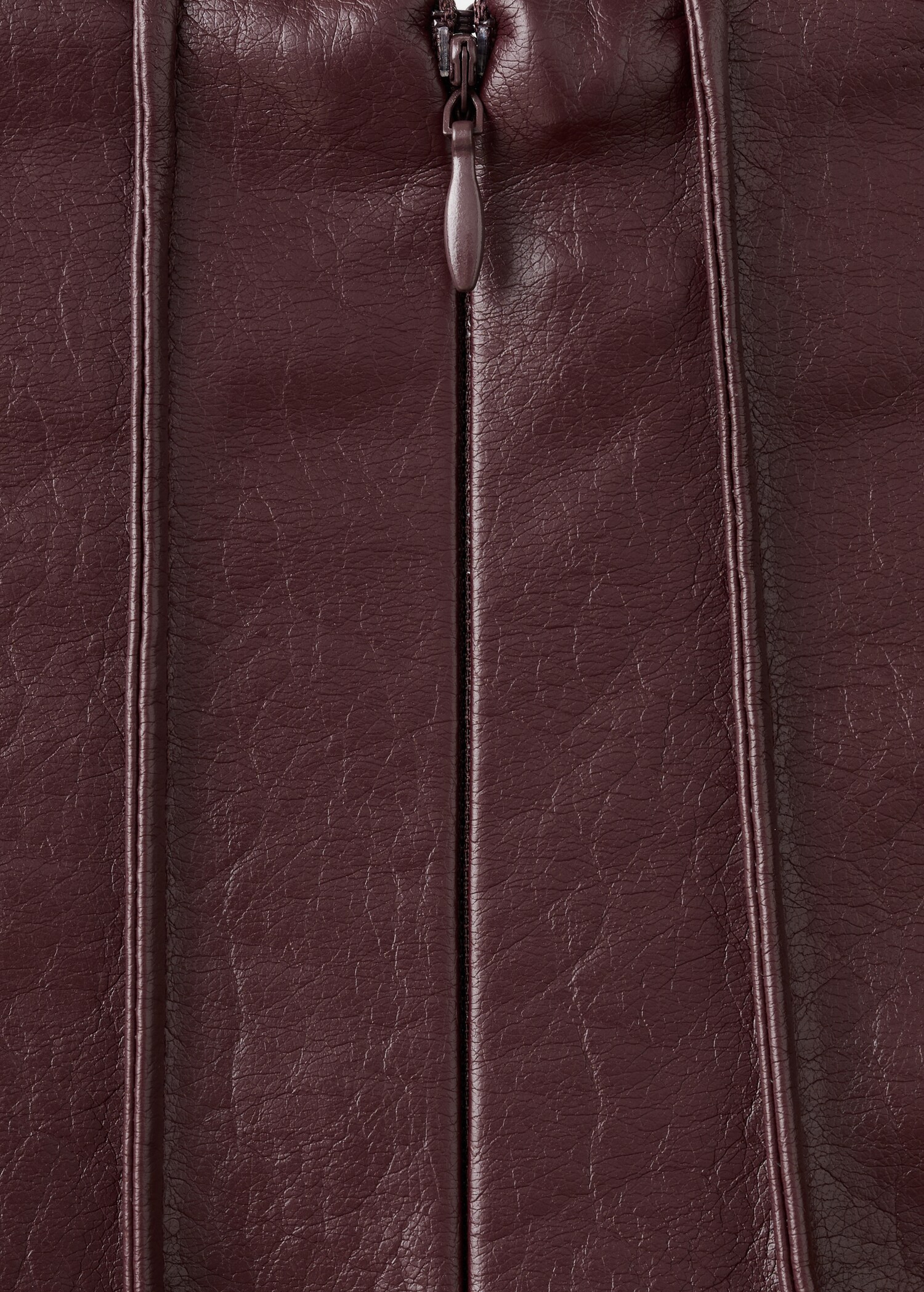 Faux leather skirt with godets - Details of the article 8
