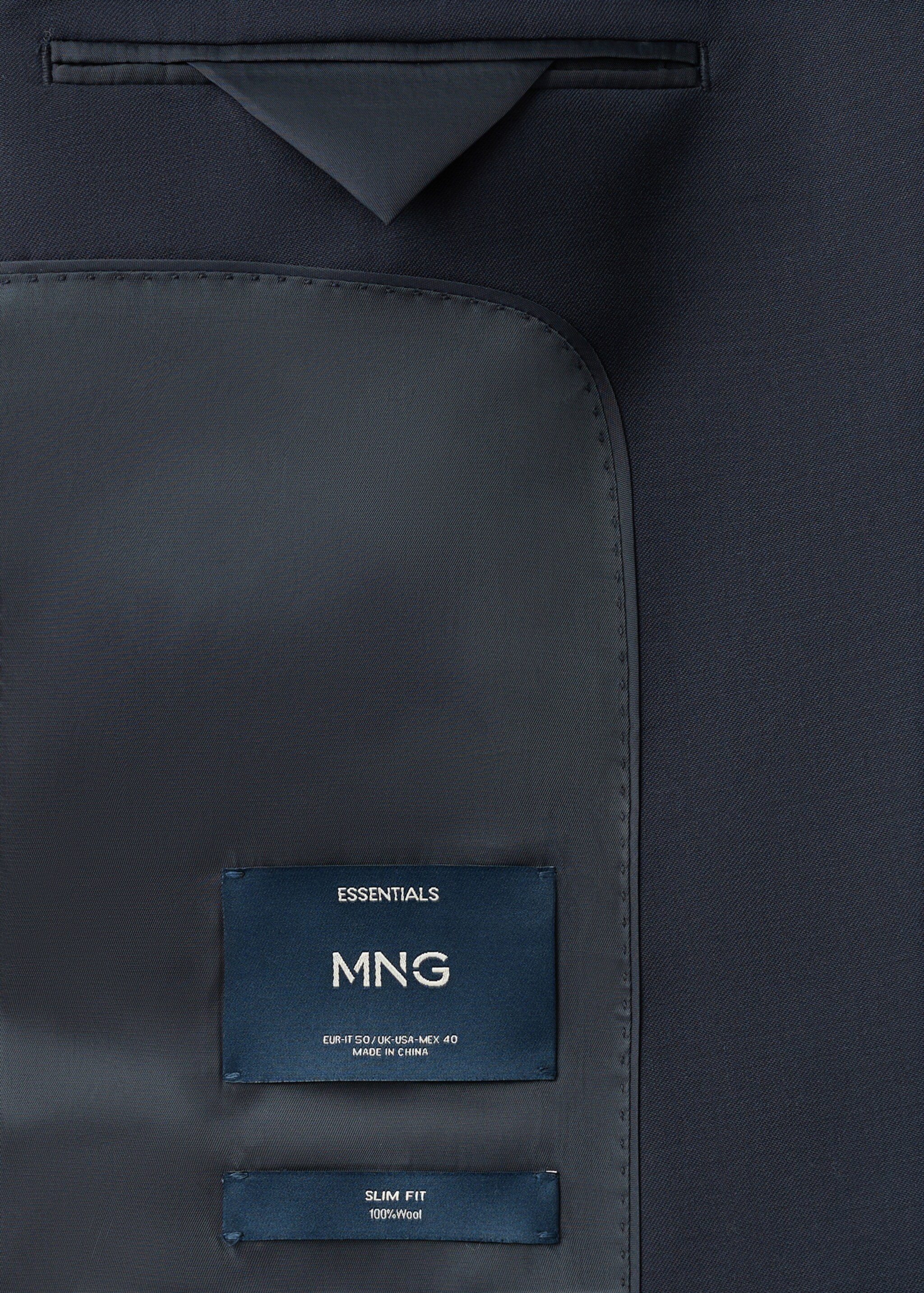 Americana turin - Detalle del artículo 0, Azul marino. Ref: 27091269-00.