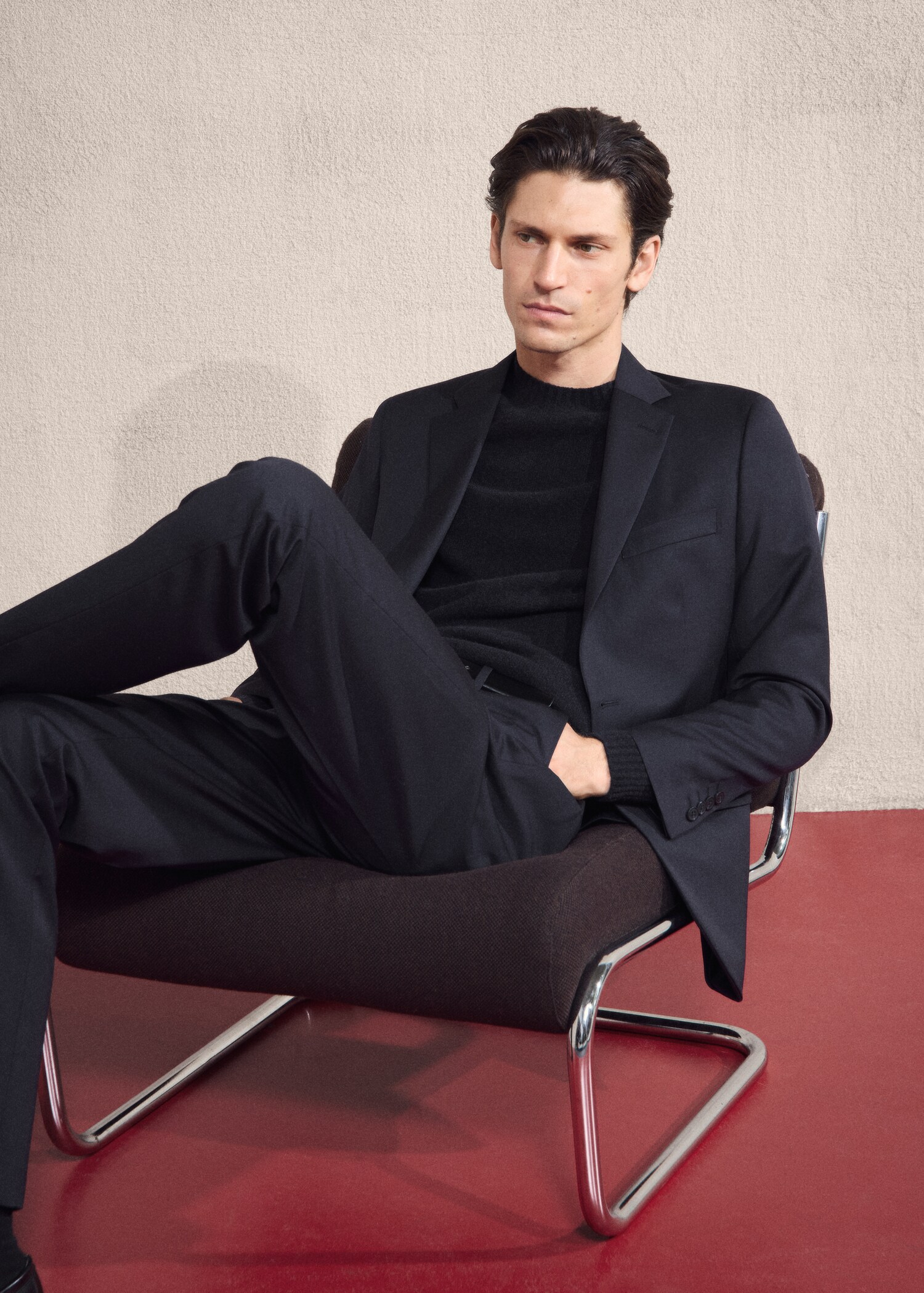 Turin 100% virgin wool suit jacket - Details of the article 3