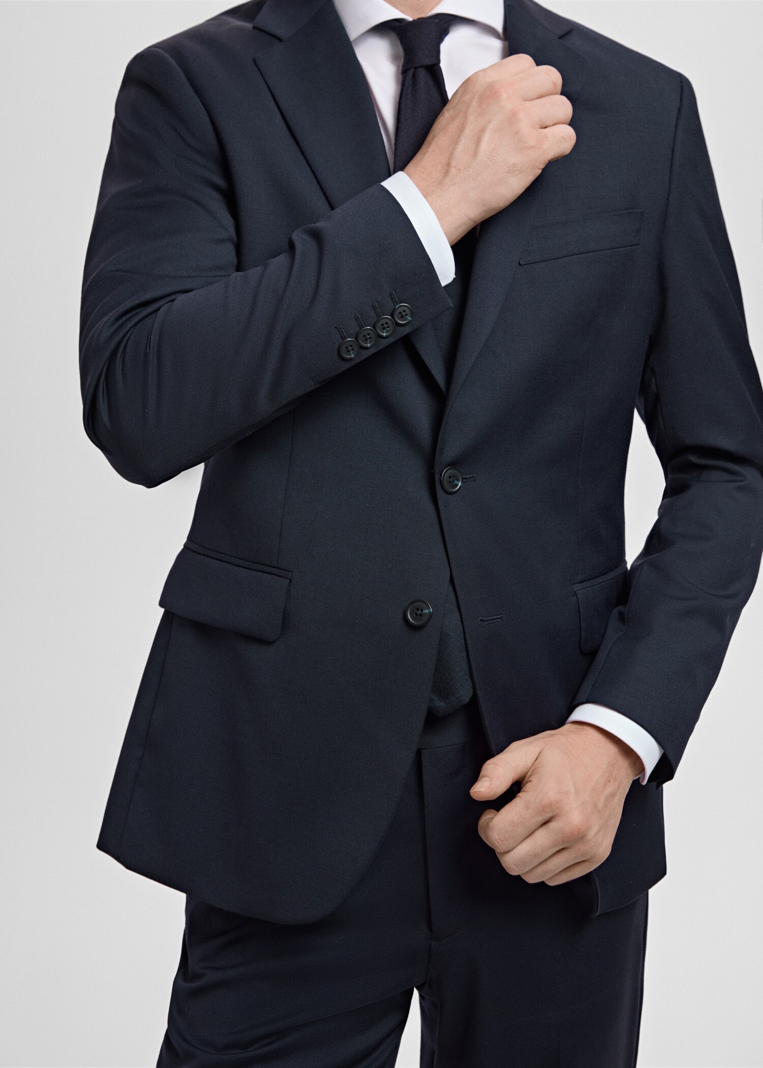 Turin 100% virgin wool suit jacket - Details of the article 6