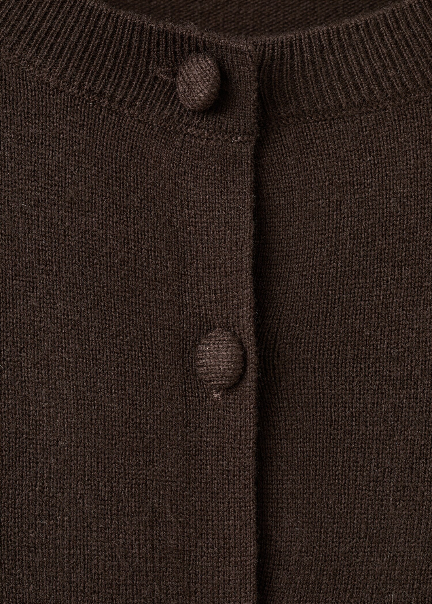 Knitted button cardigan - Details of the article 0