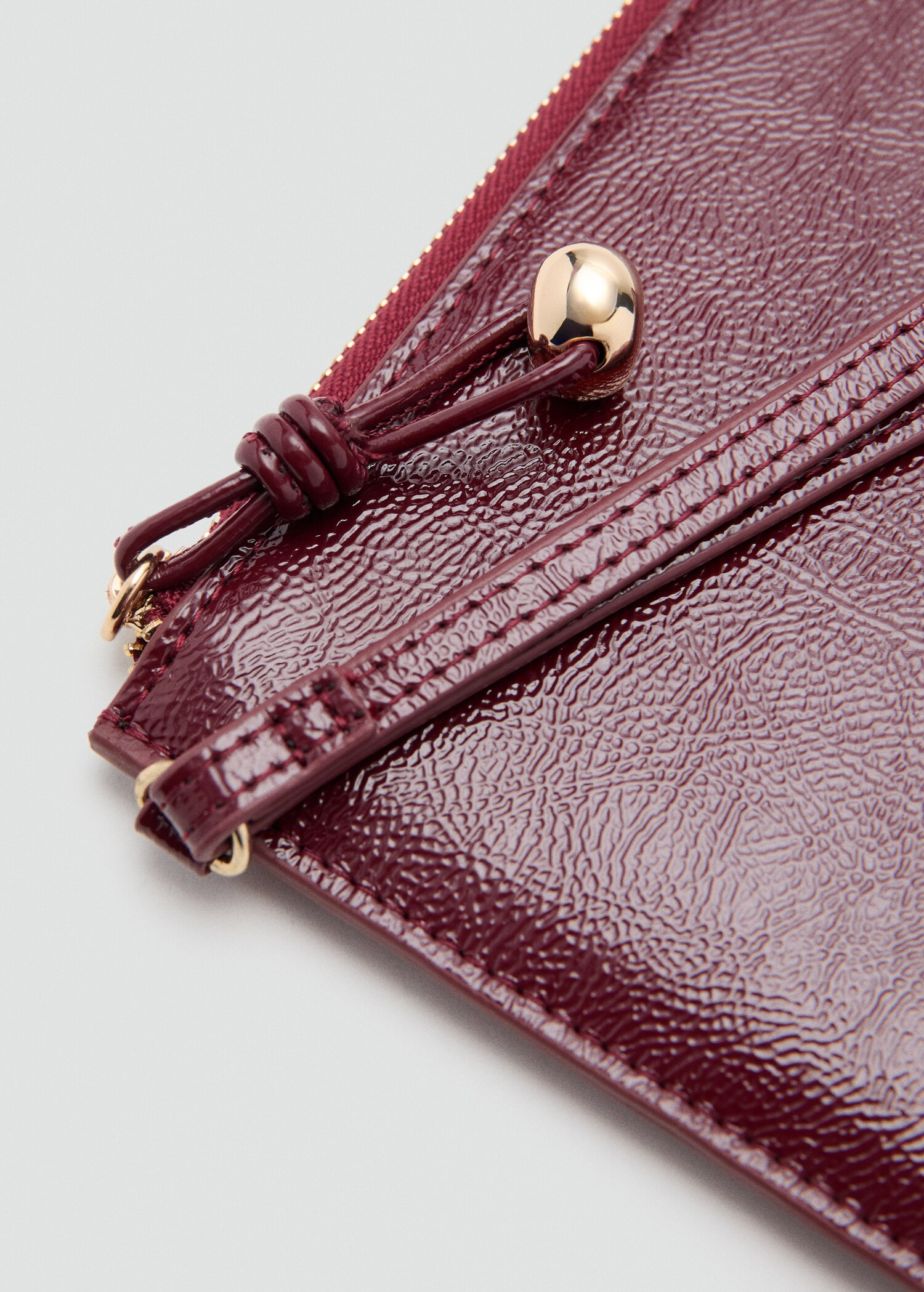 Pochette s efektem oblázkové kůže - Detail zboží 1