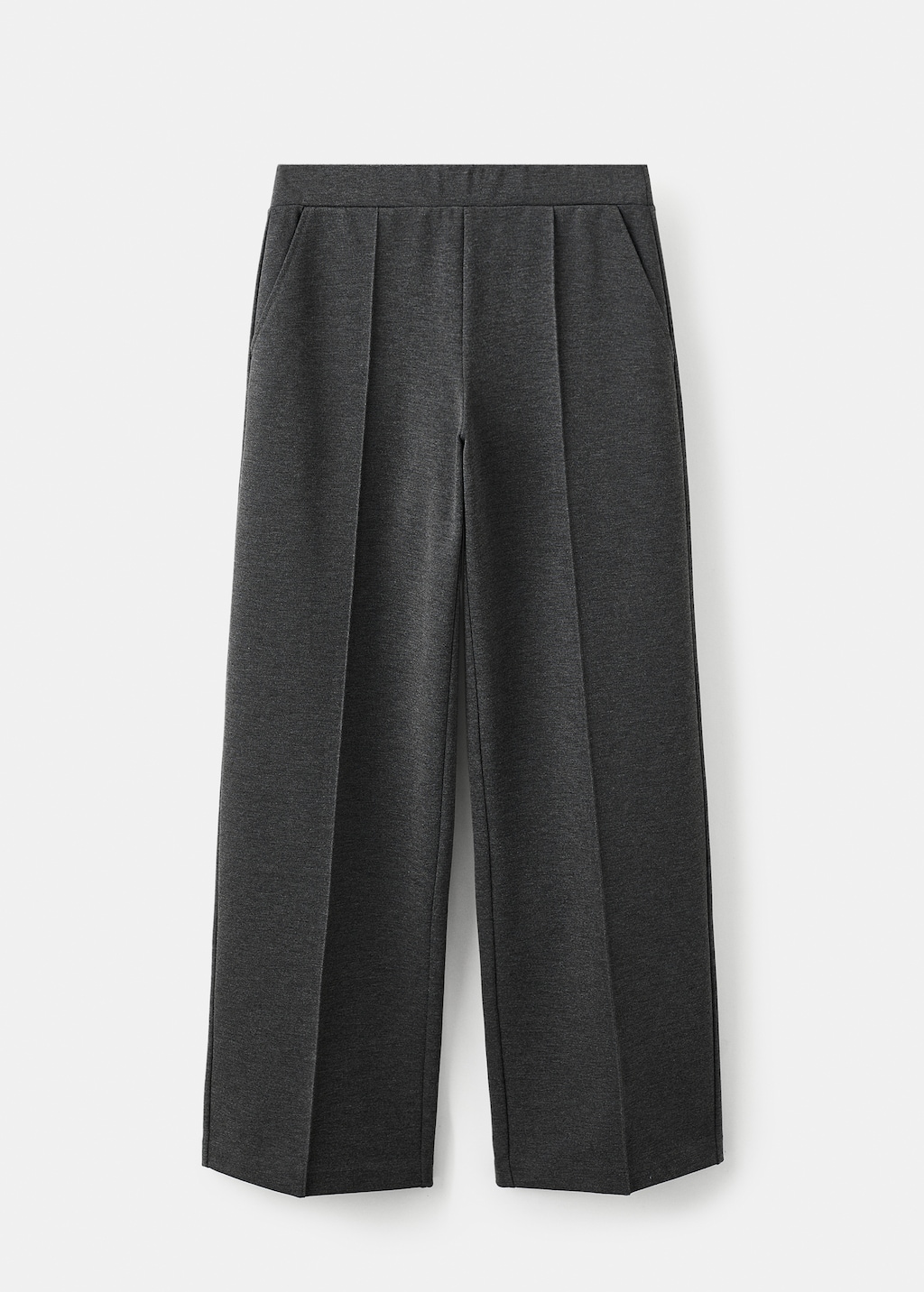 Flecked knitted trousers - image 4