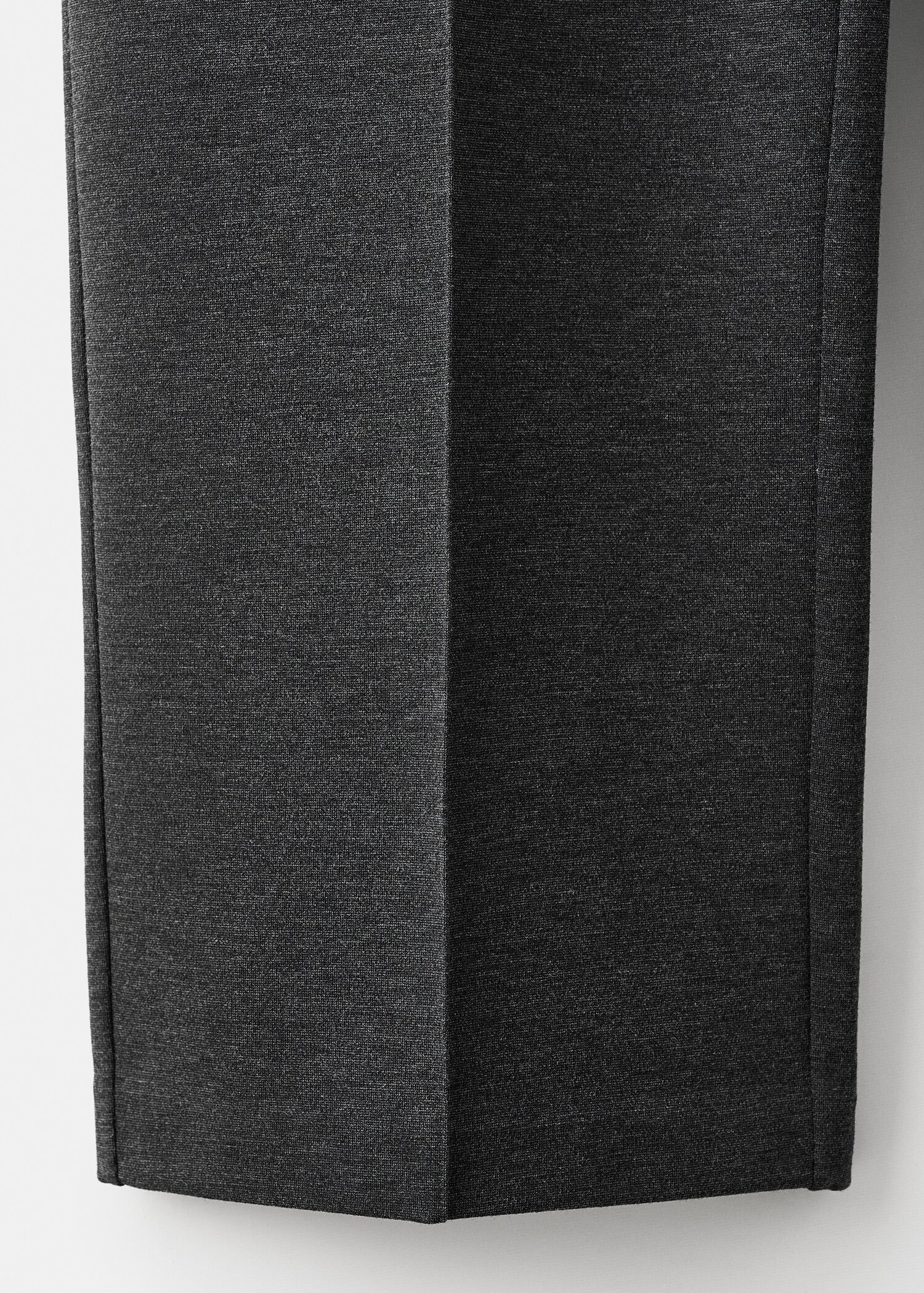 Flecked knitted trousers - Details of the article 0