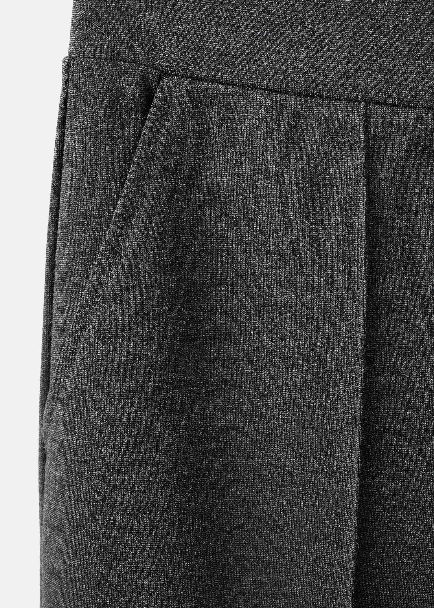 Flecked knitted trousers - Details of the article 8