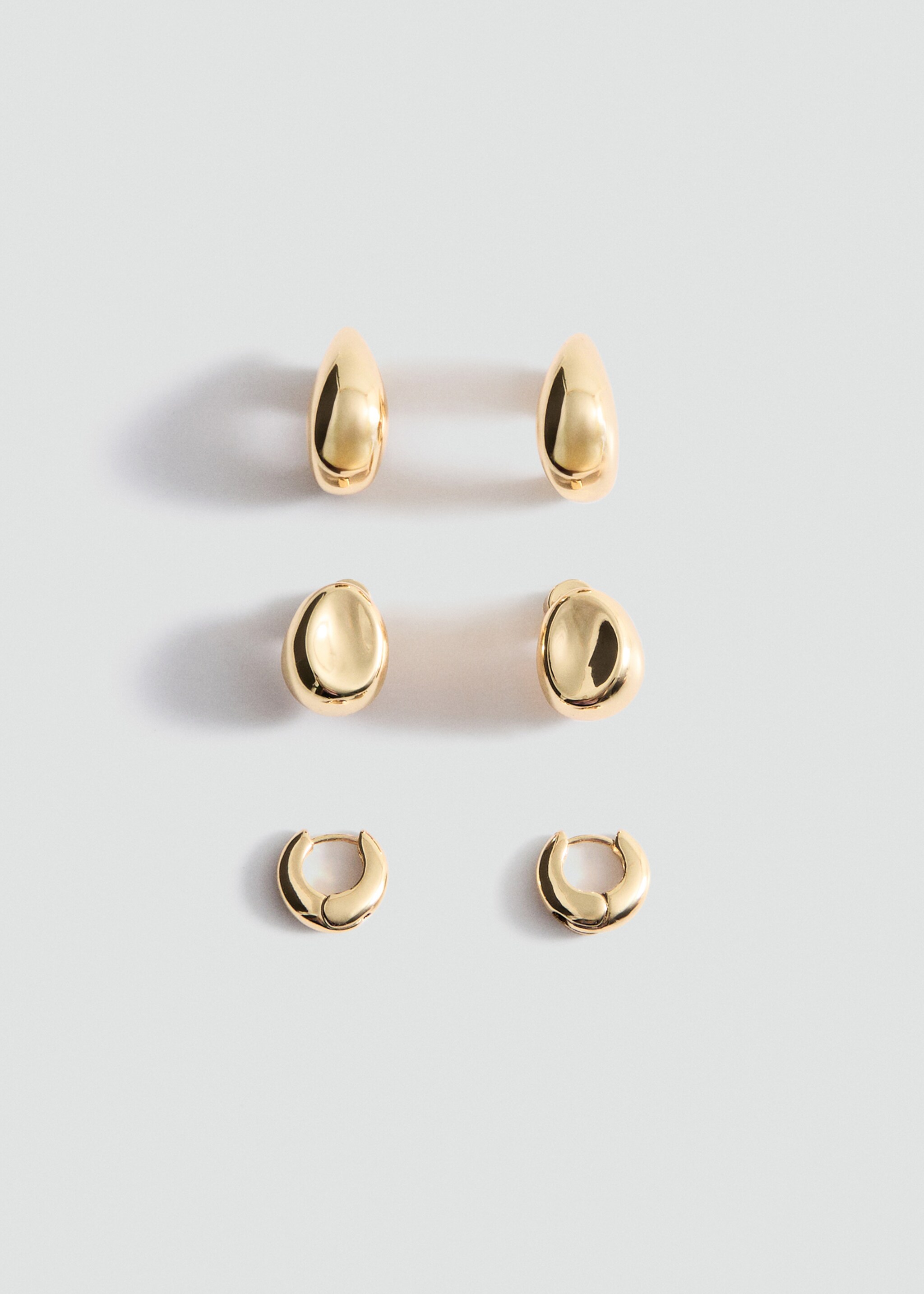 Combined earring set - Article without model, Gold. Ref: 27091277-00.