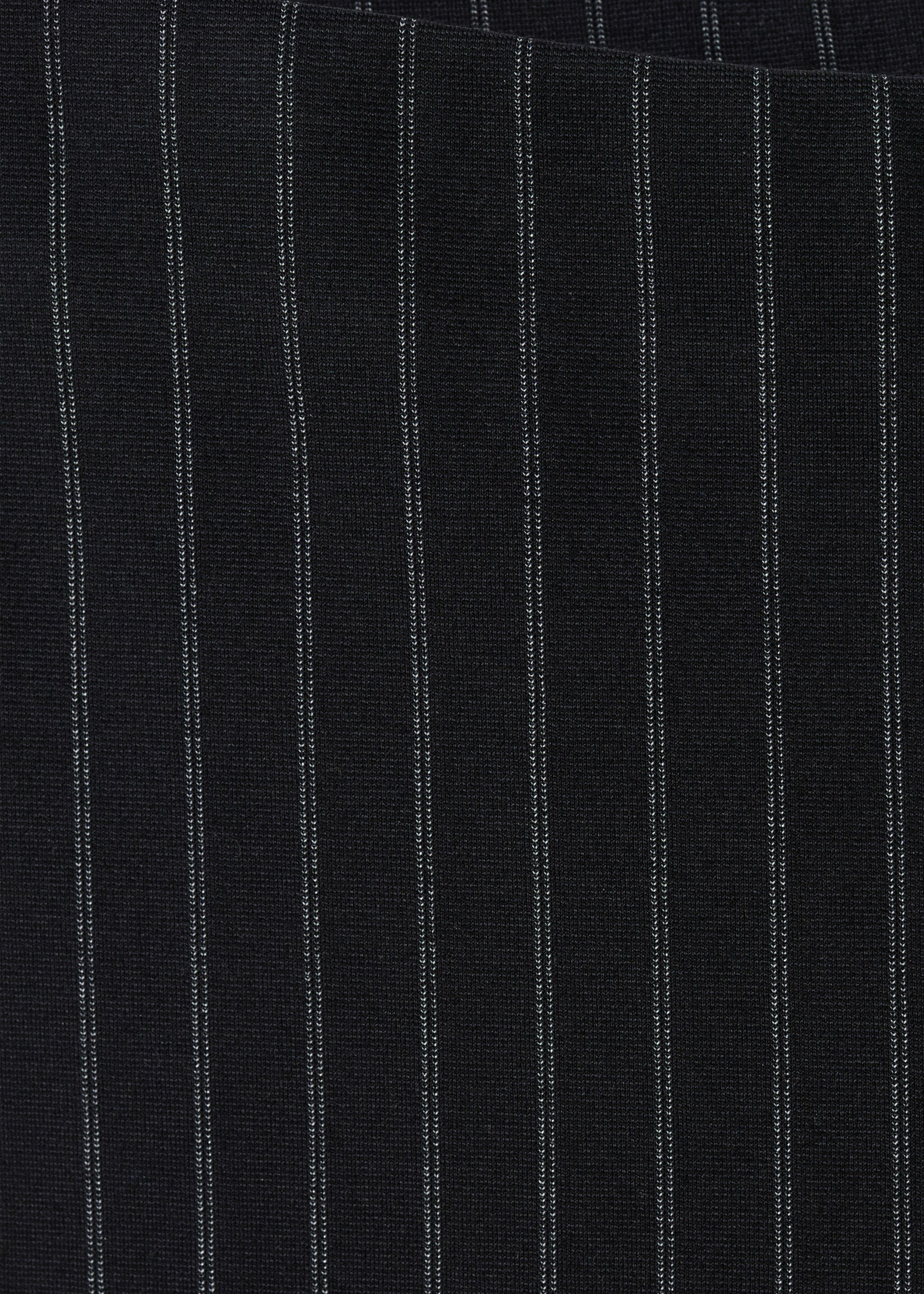 Chalk-stripe straight trousers - Details of the article 8, Navy. Ref: 27091278-00.