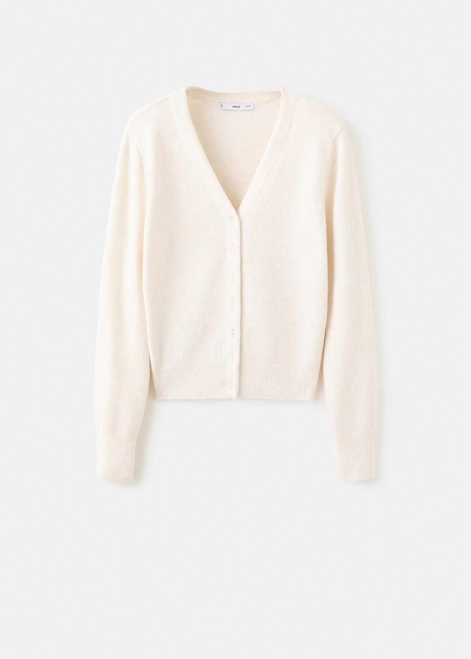 V-neck knitted cardigan - Article without model