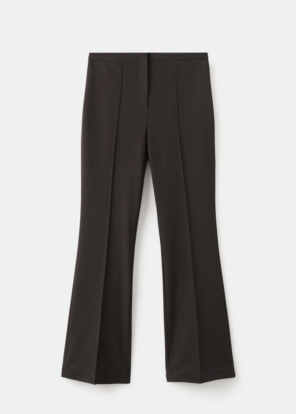Low-rise flared trousers - image 5