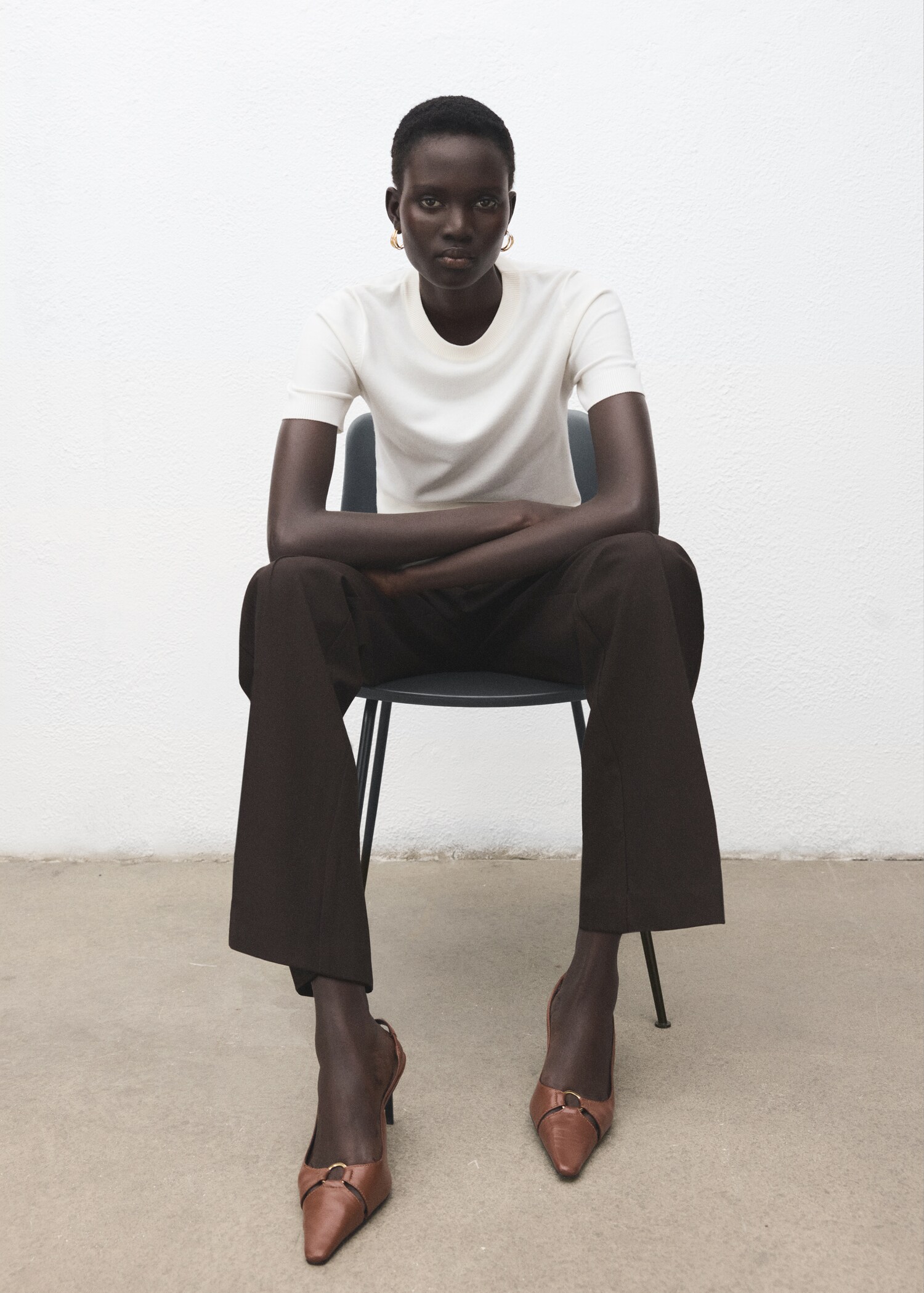 بنطلون فلير بخصر منخفض - تفاصيل المنتج 2