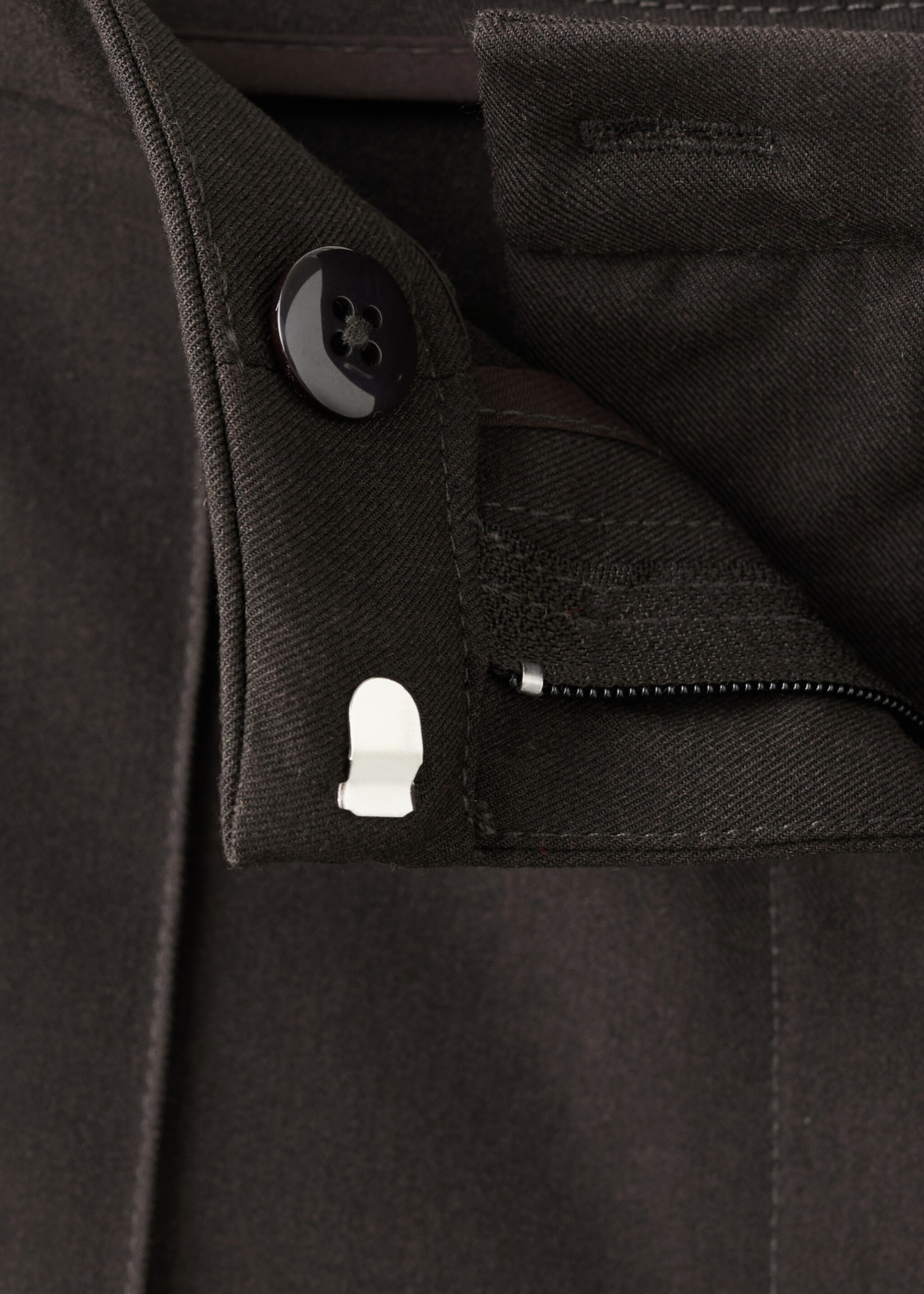 بنطلون فلير بخصر منخفض - تفاصيل المنتج 8, رمادي. Ref: 27091281-00.