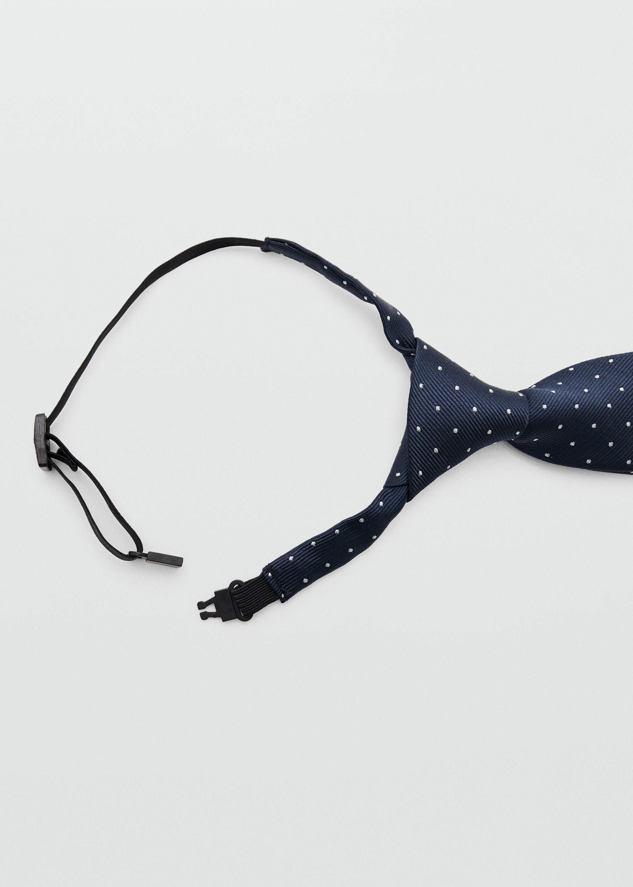 Polka-dot tie - Medium plane, Navy. Ref: 27091283-00.