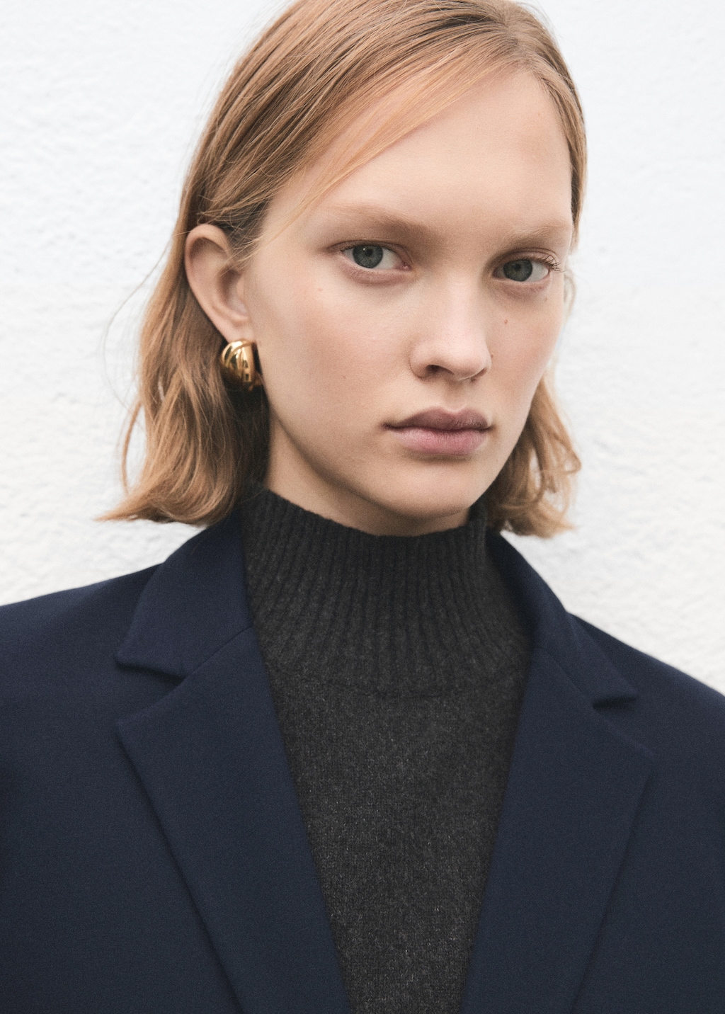 Mango Fitted suit blazer