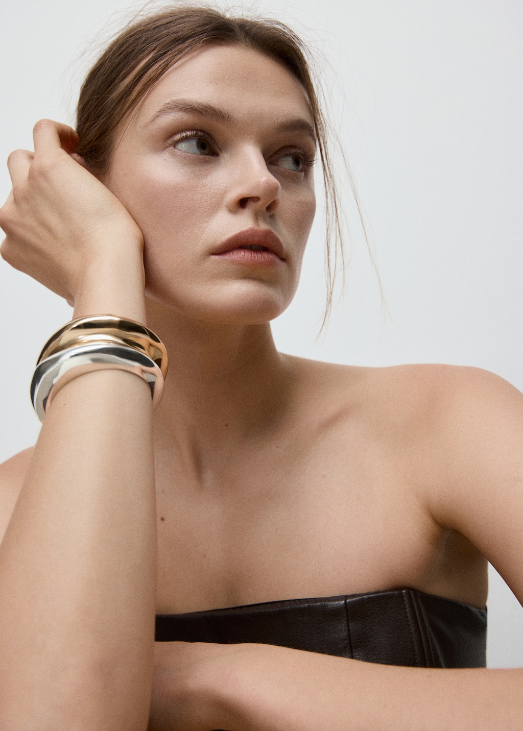 Pack of 2 rigid bracelets