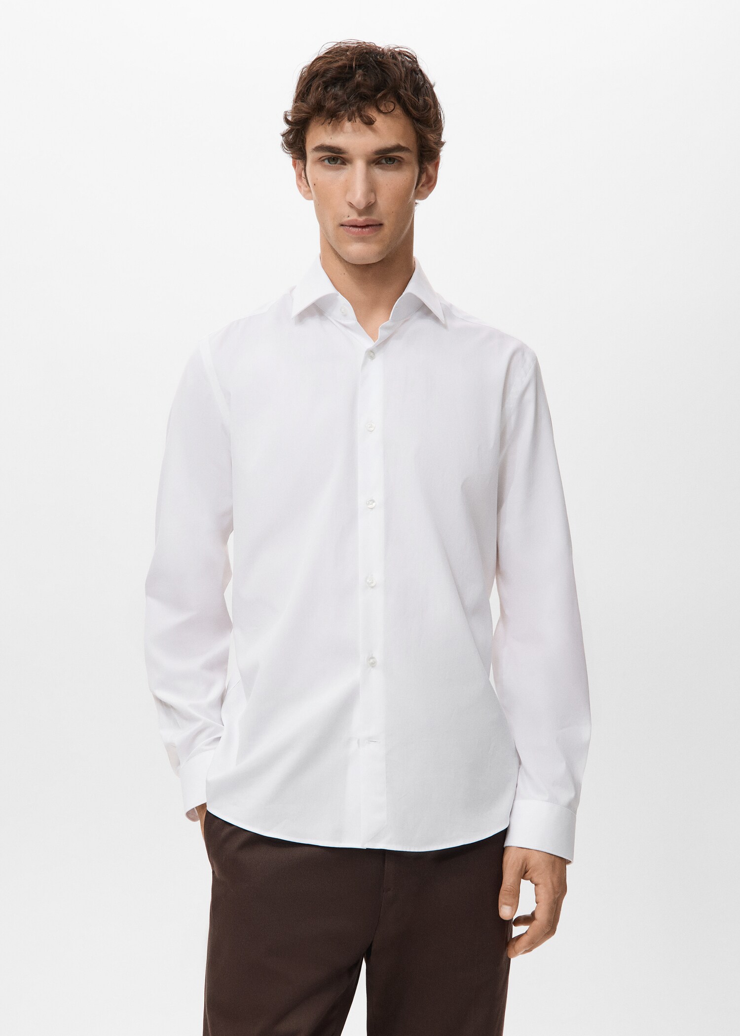 Chemise 100 % coton regular-fit - Plan moyen