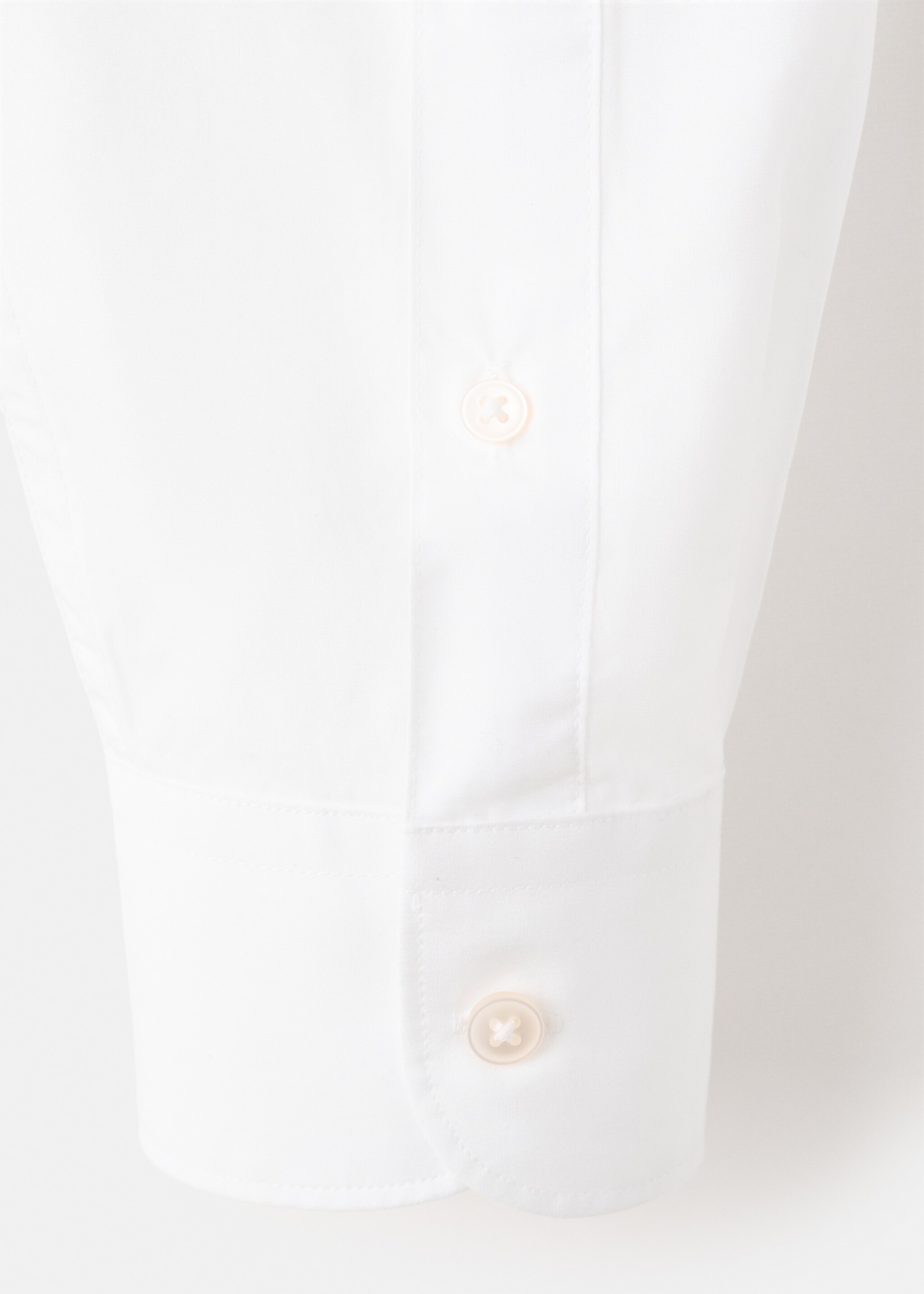 Camisa 100% algodón regular fit - Detalle del artículo 0, Blanco. Ref: 27091290-00.