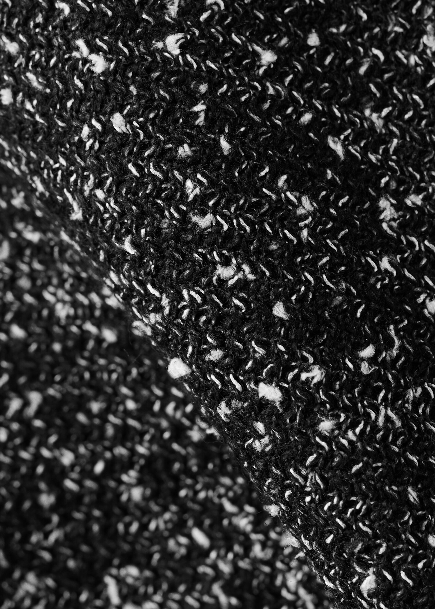 Flecked knit skirt - Details of the article 0