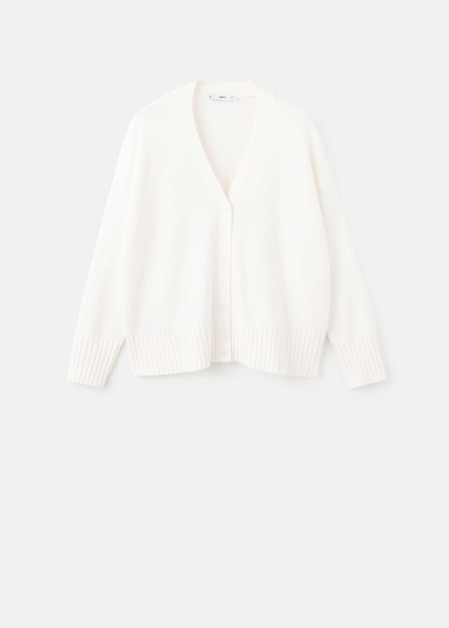 Cárdigan punto cuello pico - Artículo sin modelo