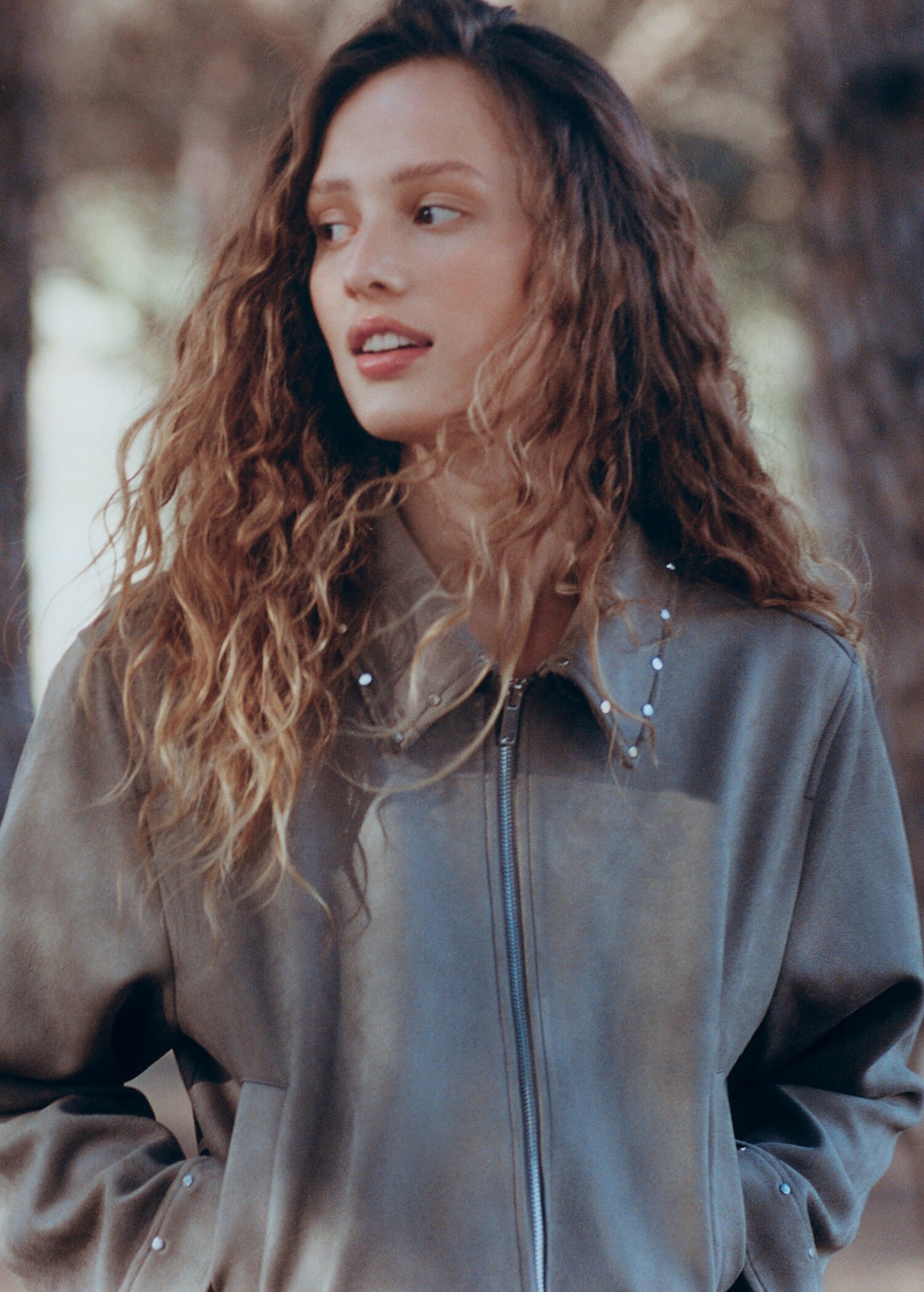 Suede effect jacket - Details of the article 7