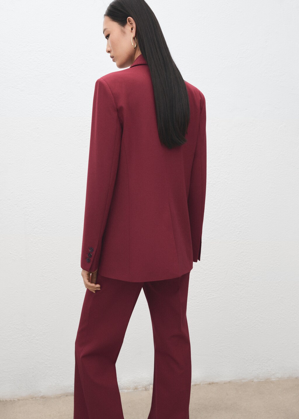 Mango Double-breasted suit blazer thumbnail