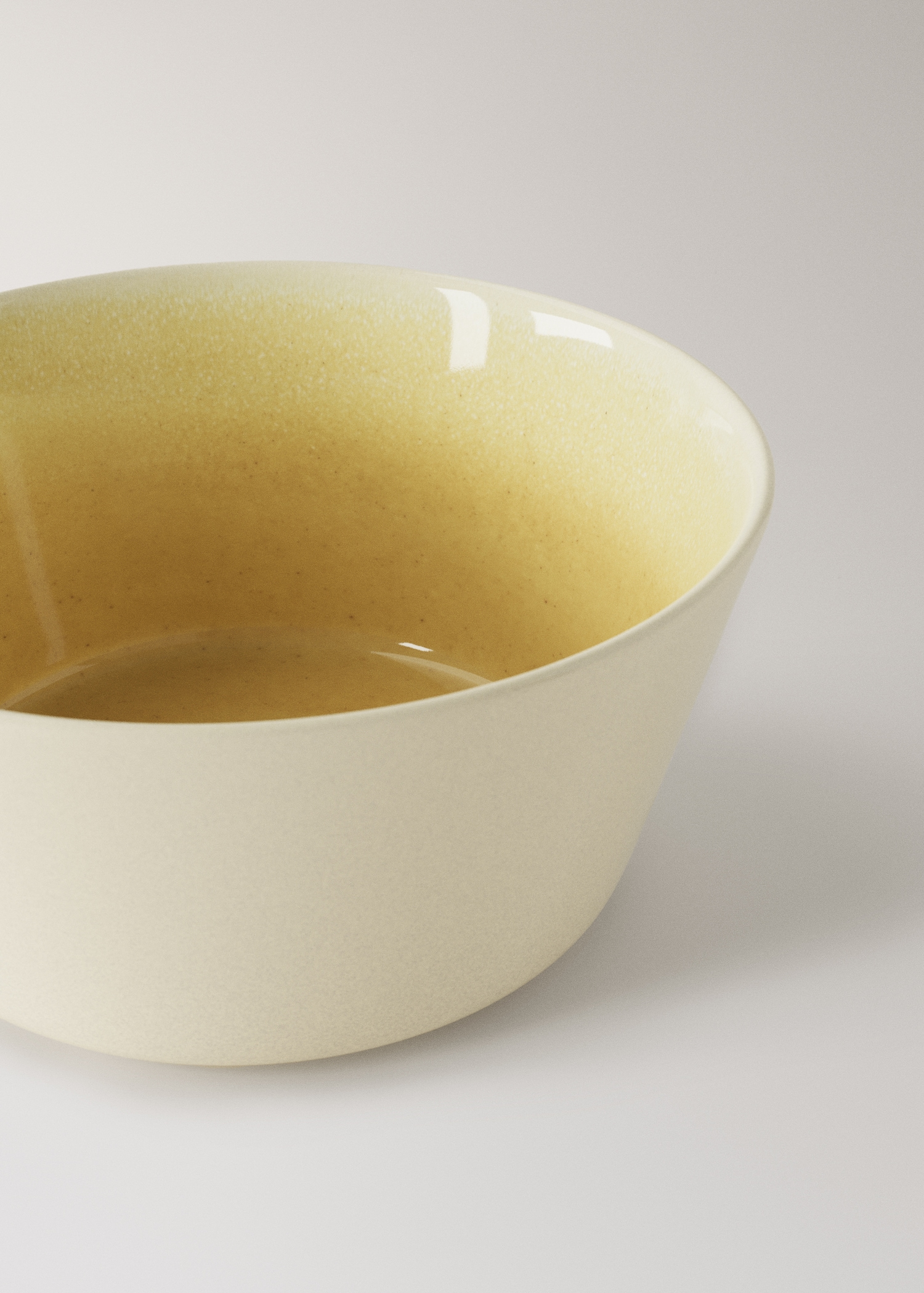 Gradient-colour stoneware bowl - Details of the article 1