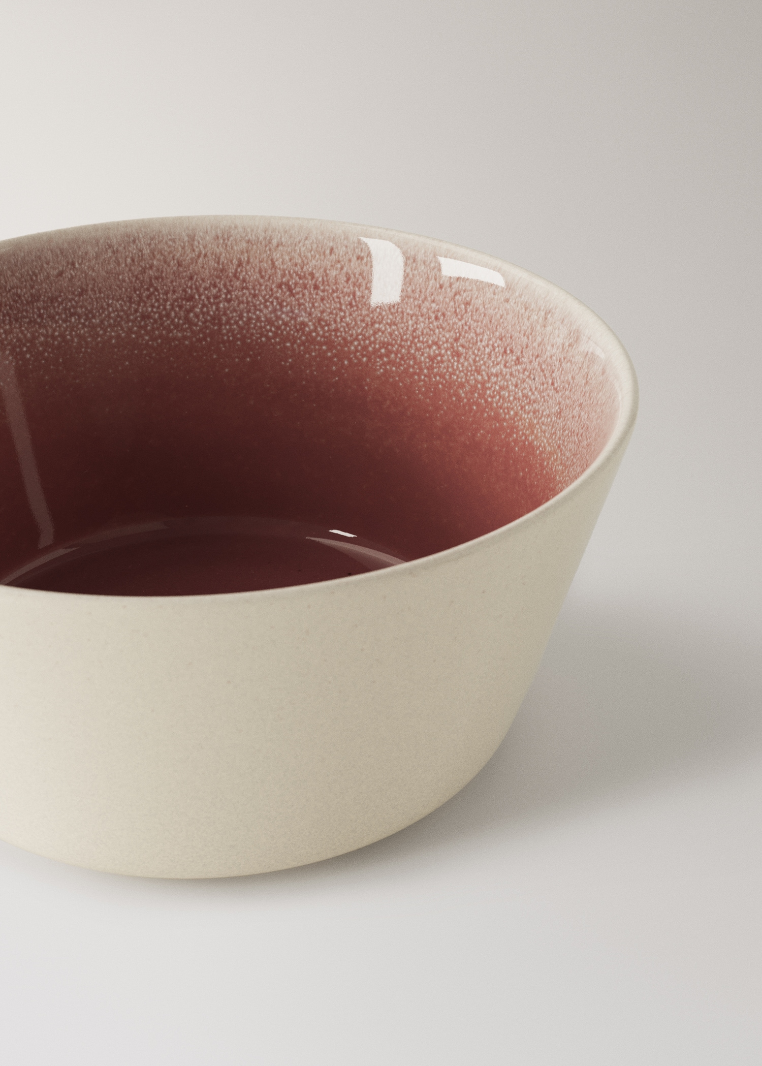 Gradient-colour stoneware bowl - Details of the article 1