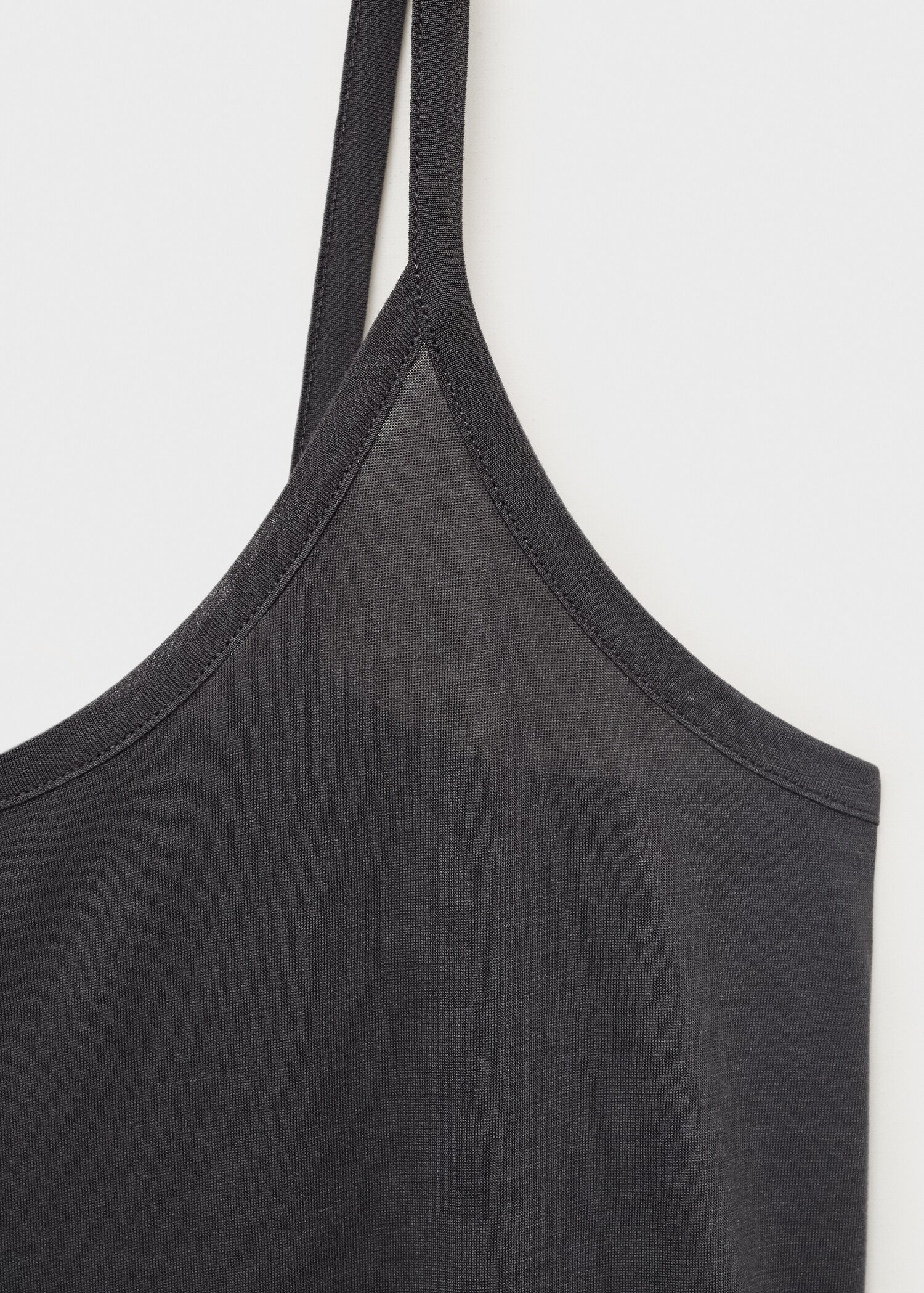 Micro-modal nightgown with straps - Details of the article 8