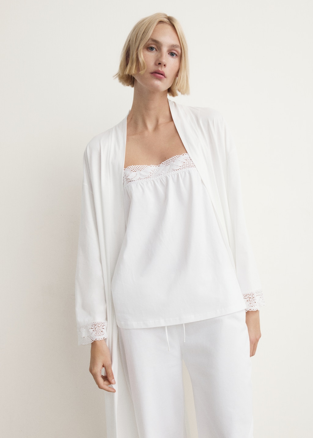 Long cotton pajama pants