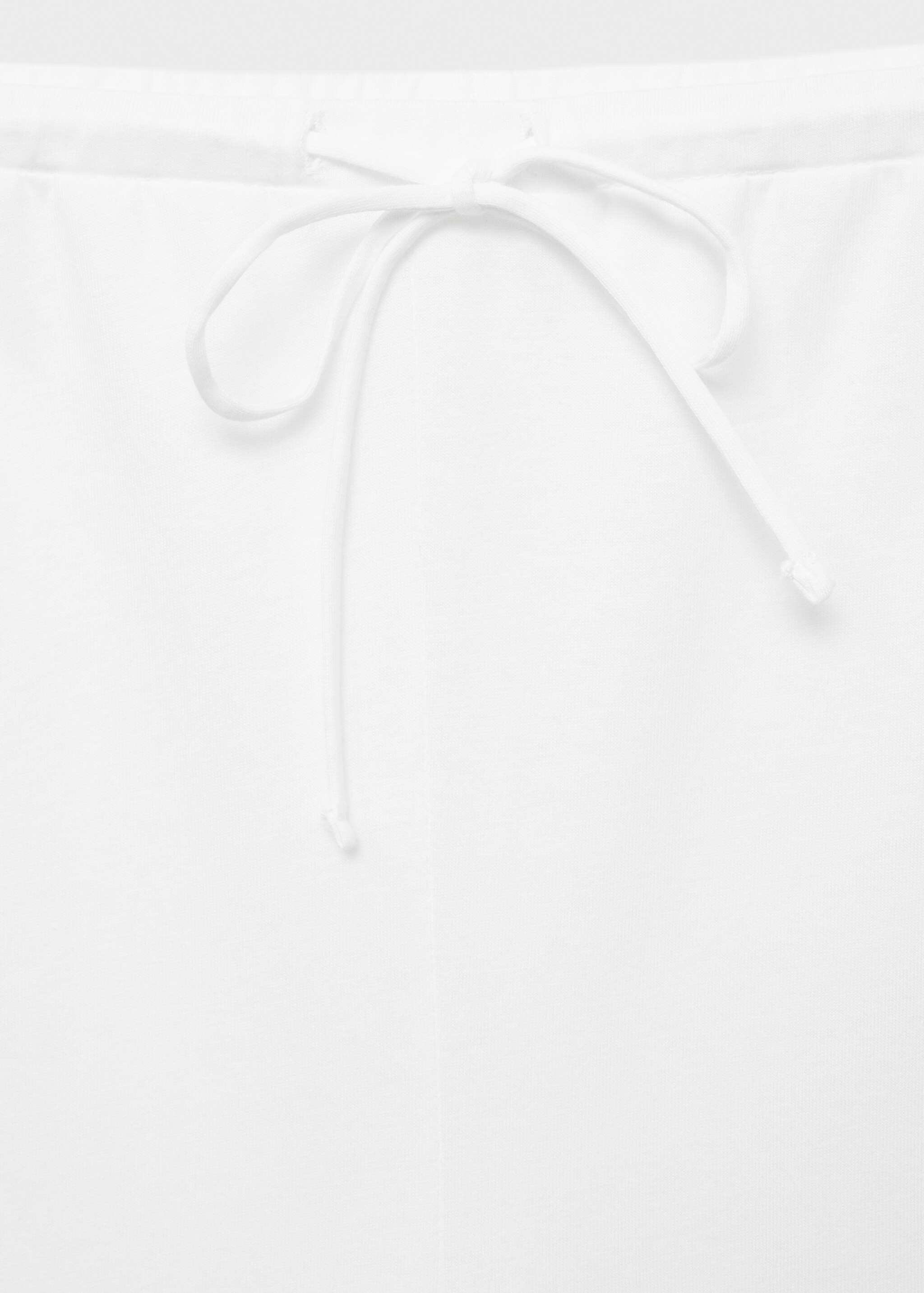 Pantalón pijama largo algodón - Detalle del artículo 8, Blanco. Ref: 27091321-00.