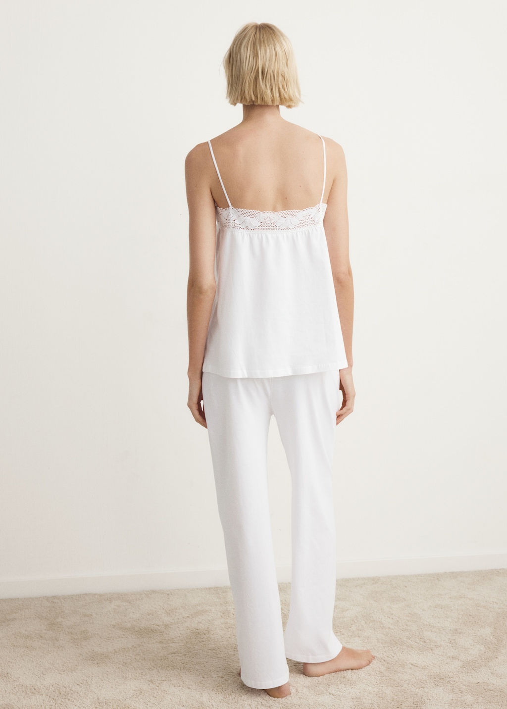 Long cotton pajama pants