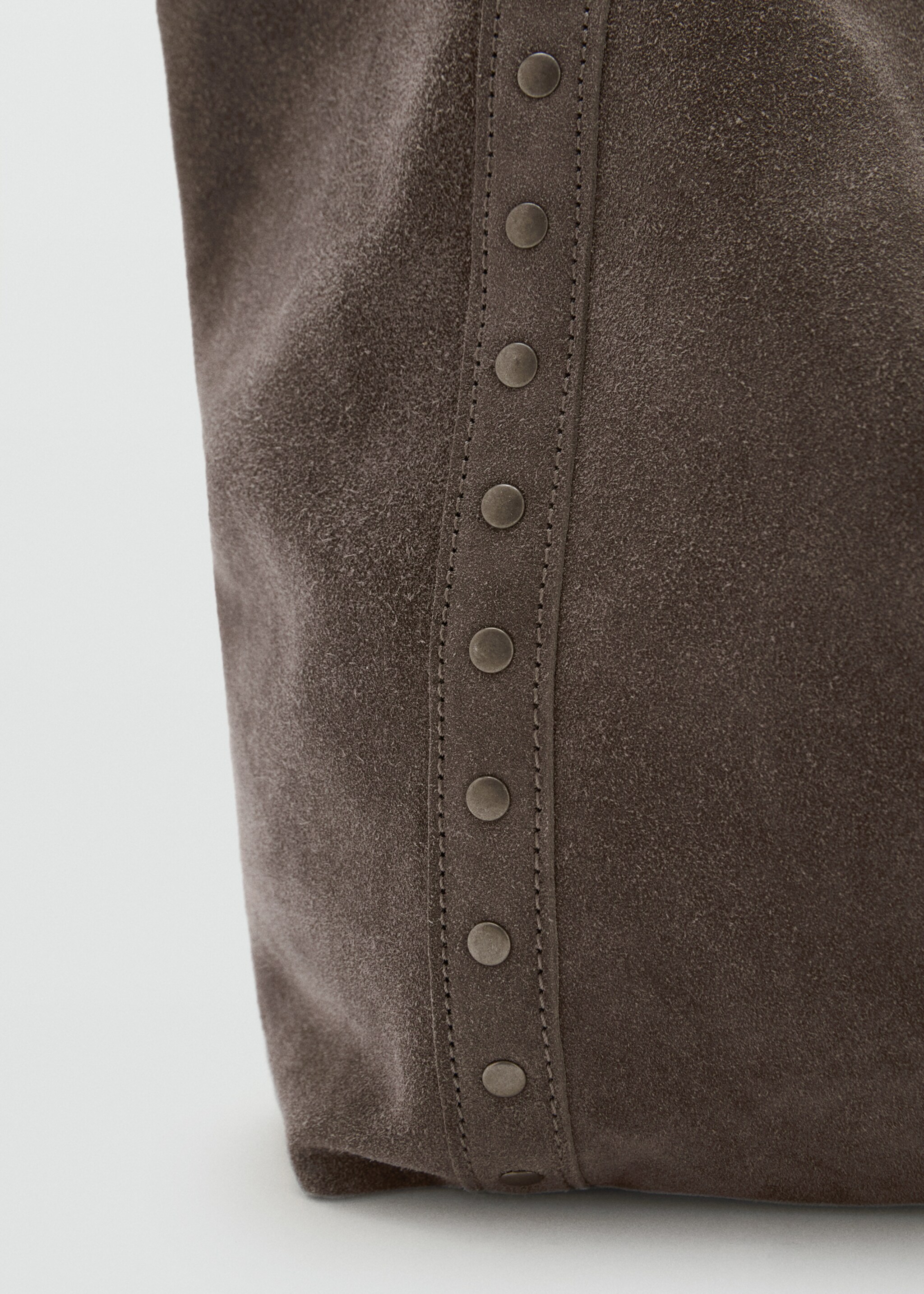 Bolso tote serraje - Detalle del artículo 1, Gris. Ref: 27091325-00.