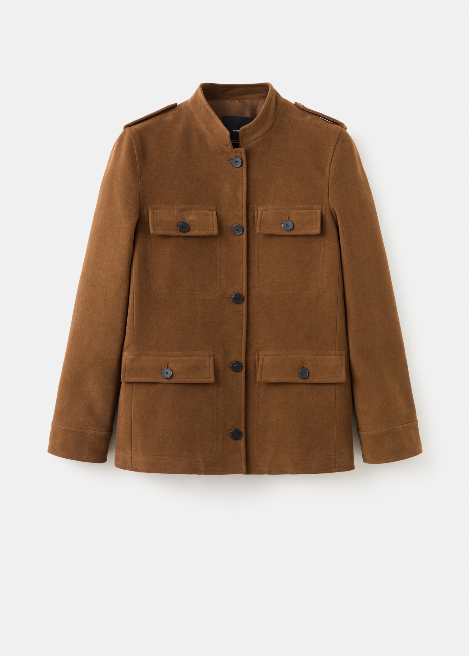 Collarless jacket with pockets - Article without model