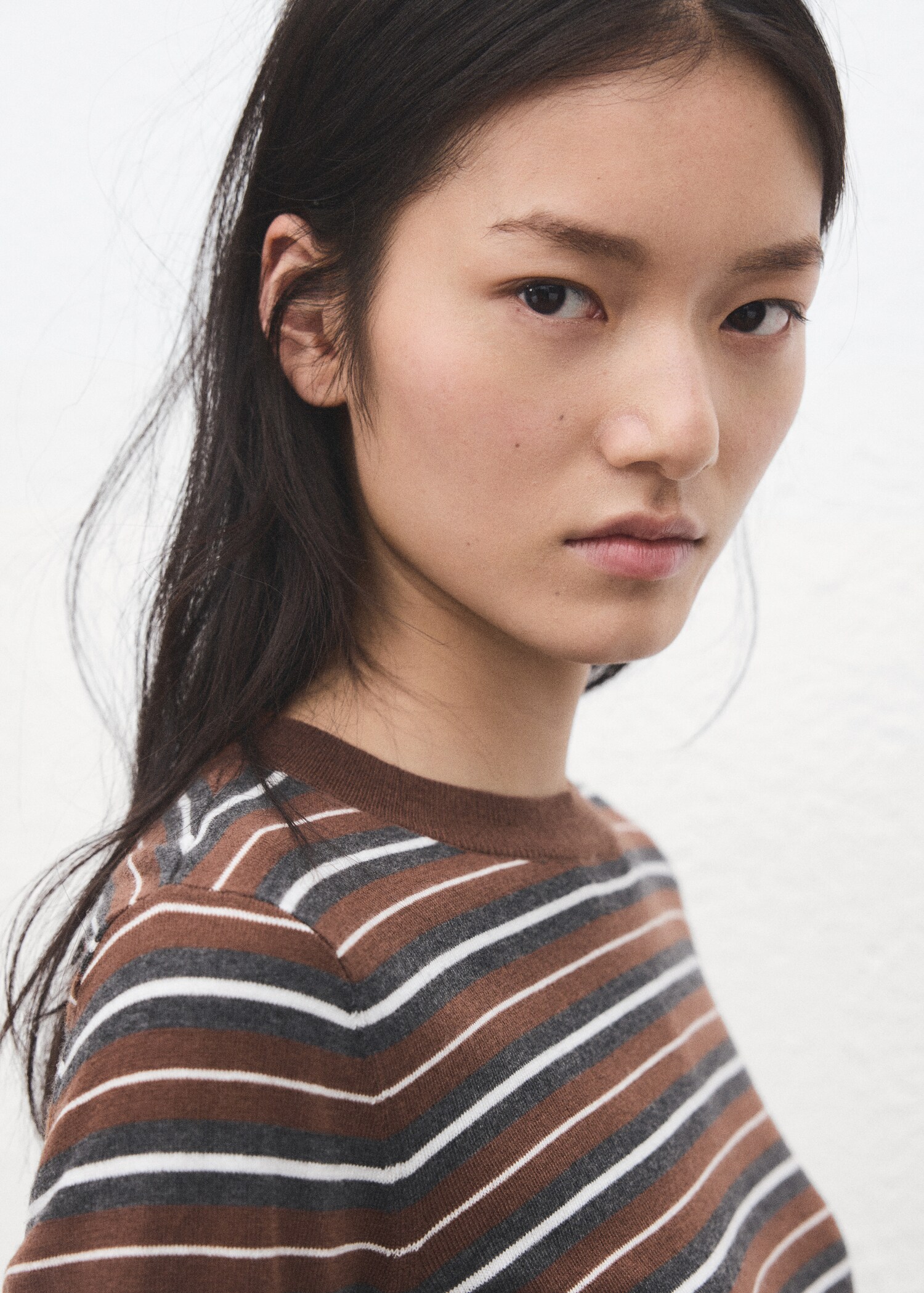 Knit striped sweater - Details of the article 1