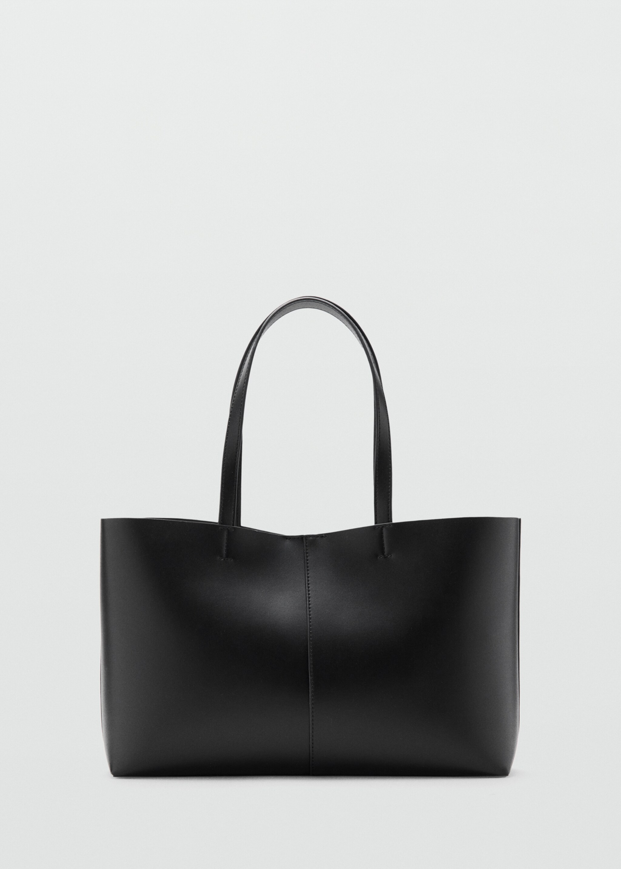 Shopper-Bag mit Doppelhenkel - Artikel ohne Model, Schwarz. Ref: 27091336-00.