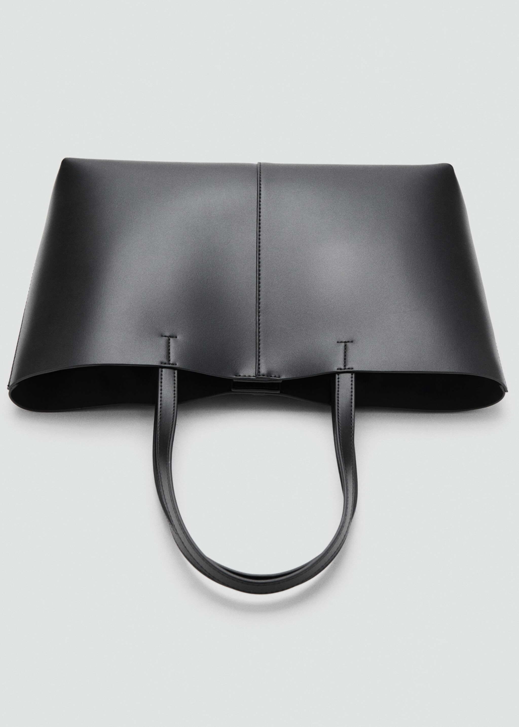 Shopper-Bag mit Doppelhenkel - Detail des Artikels 1, Schwarz. Ref: 27091336-00.