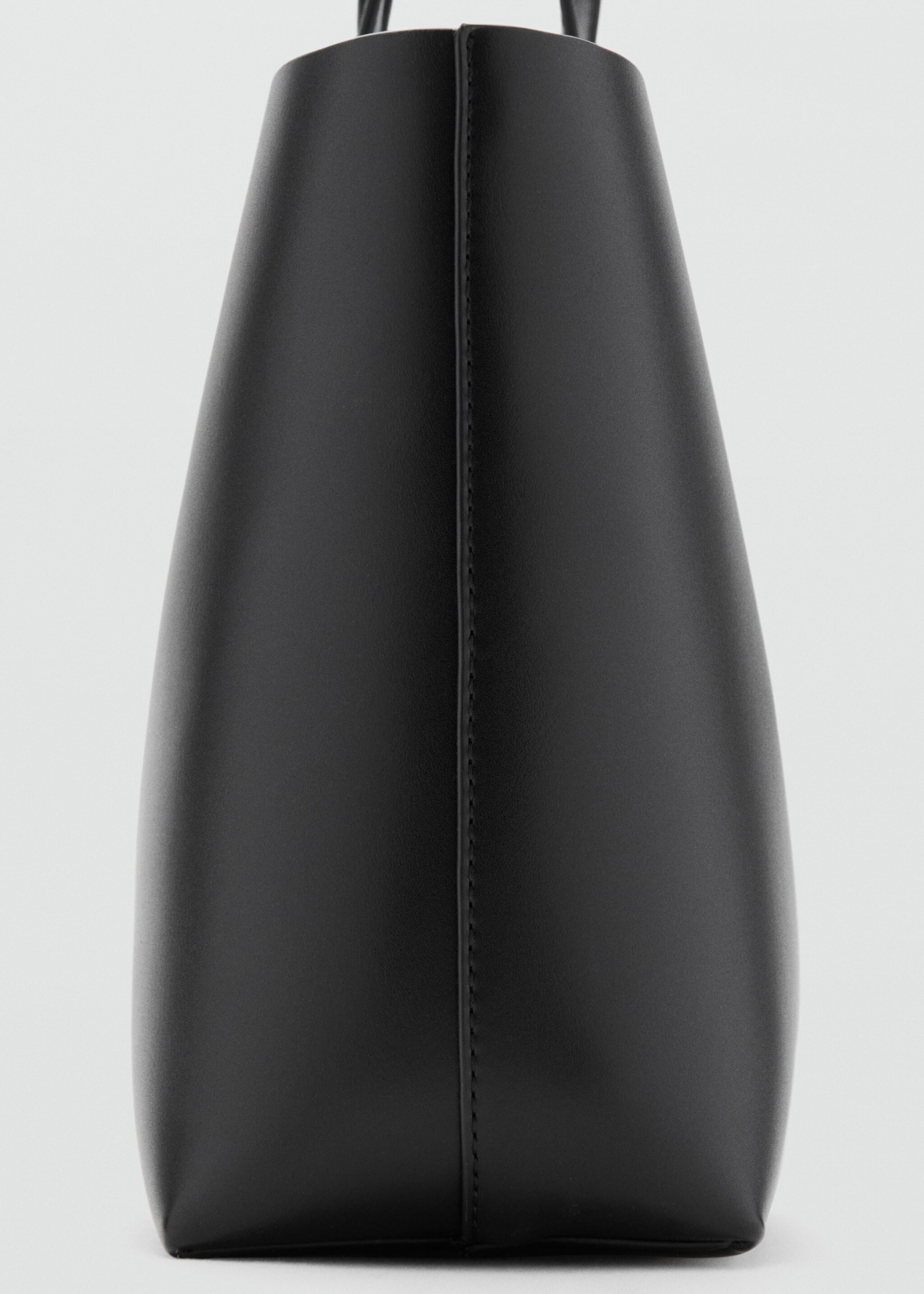 Shopper-Bag mit Doppelhenkel - Detail des Artikels 2, Schwarz. Ref: 27091336-00.