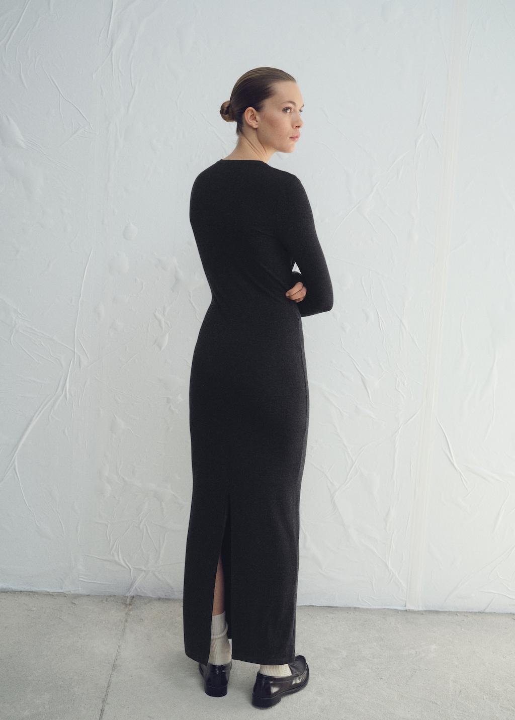 Mango Draped combined dress