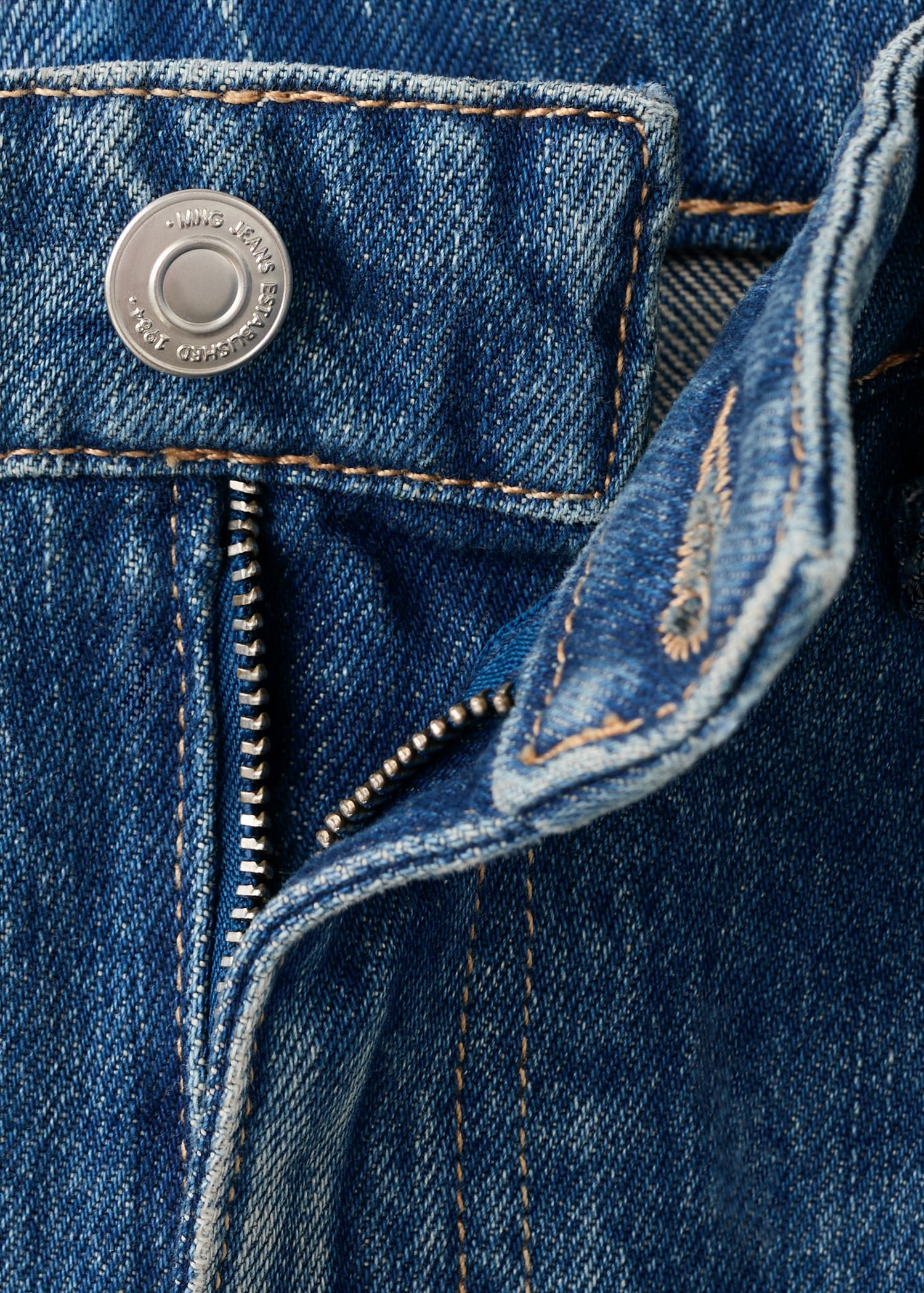 Denim midi-skirt - Details of the article 8