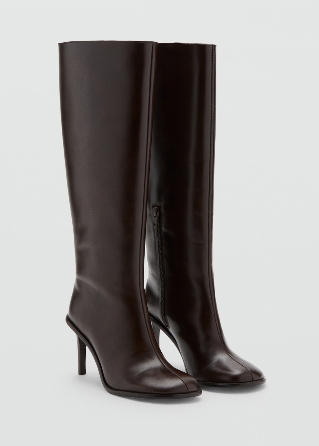 Mango High heel leather boot thumbnail