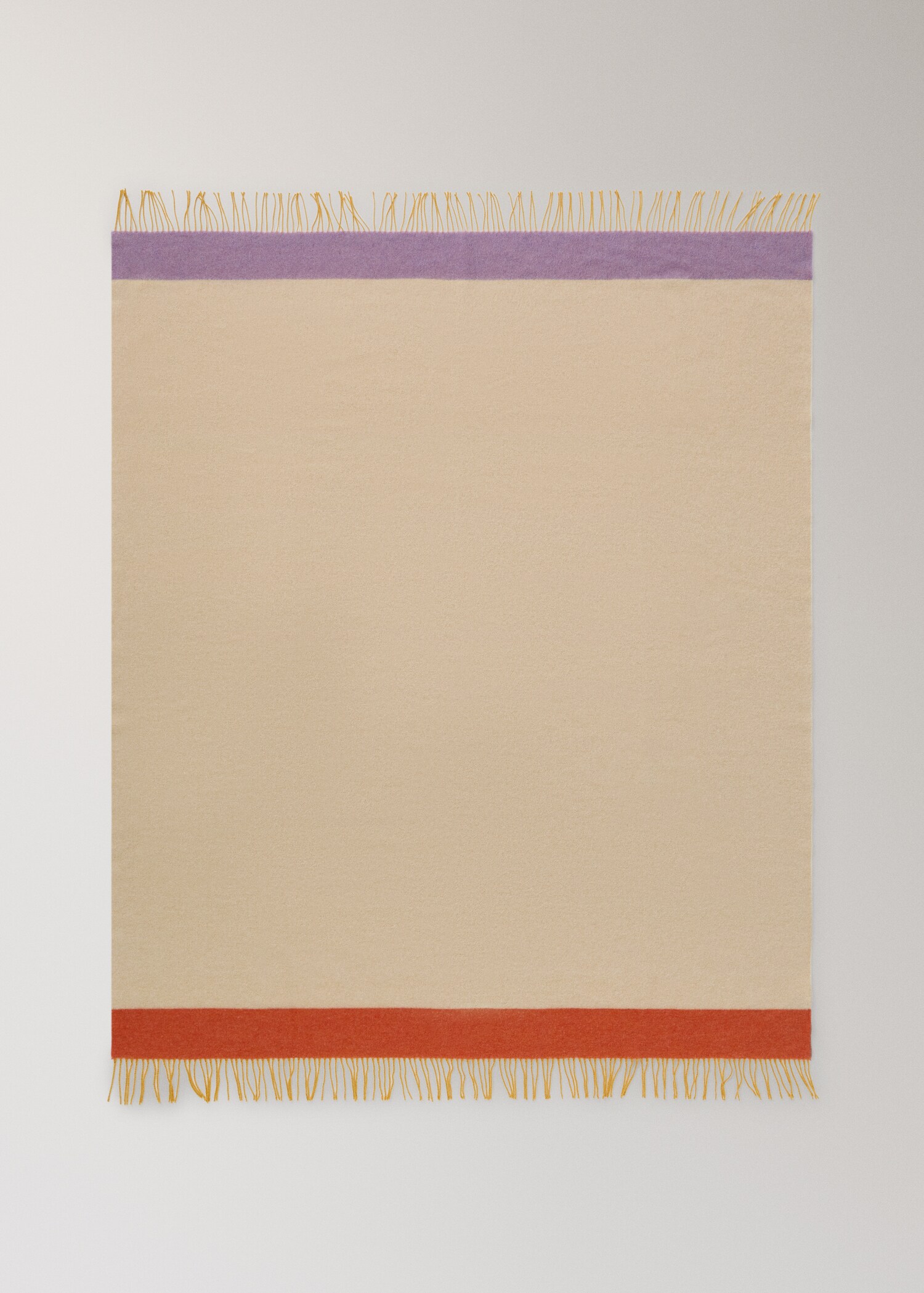 Baumwoll-Wolldecke in Farben - Detail des Artikels 3