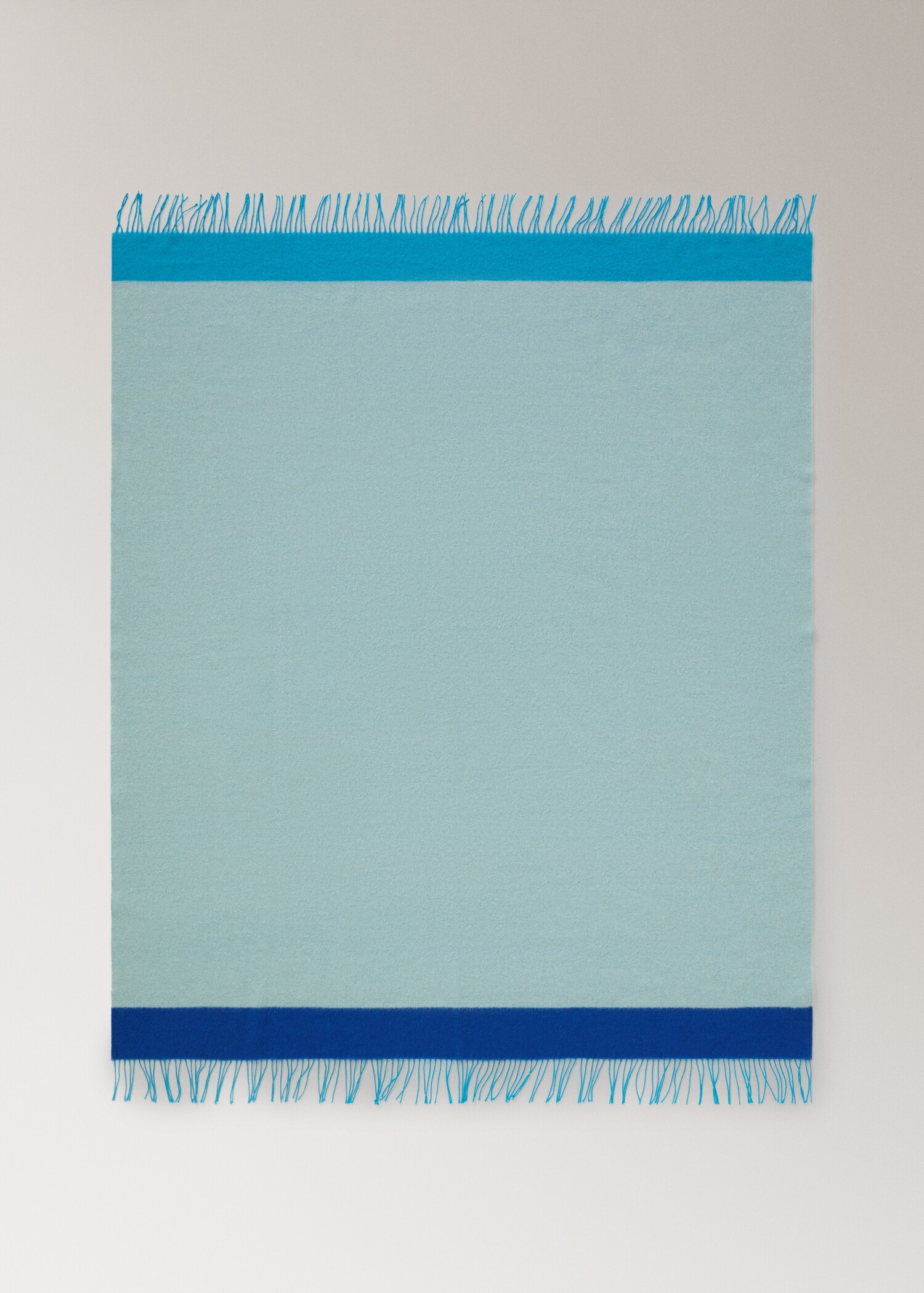 Baumwoll-Wolldecke in Farben - Detail des Artikels 3