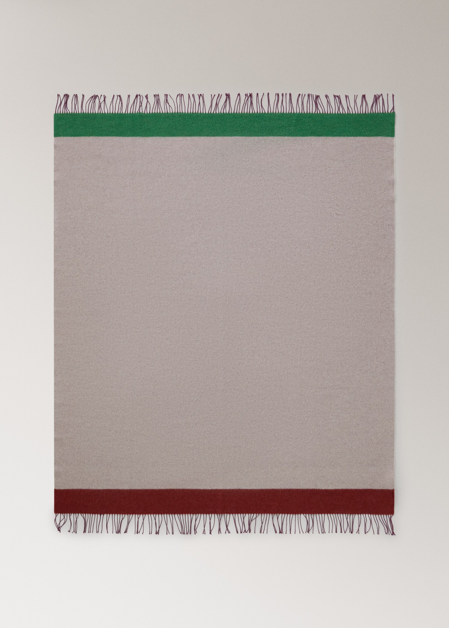 Baumwoll-Wolldecke in Farben - Detail des Artikels 3