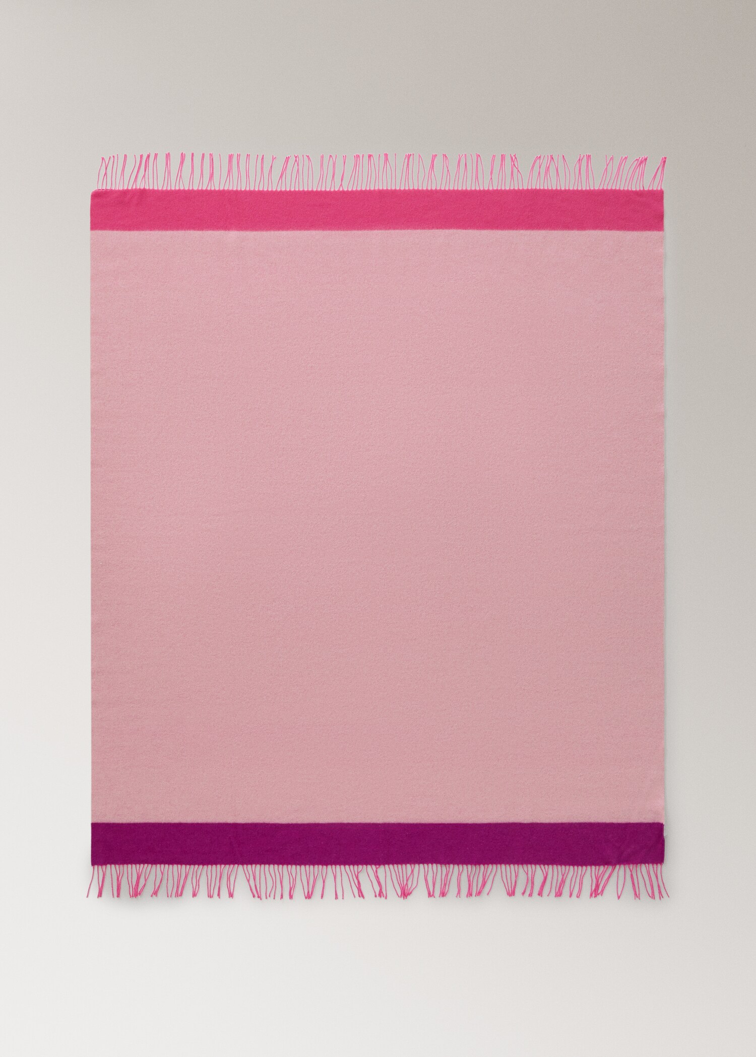 Baumwoll-Wolldecke in Farben - Detail des Artikels 3