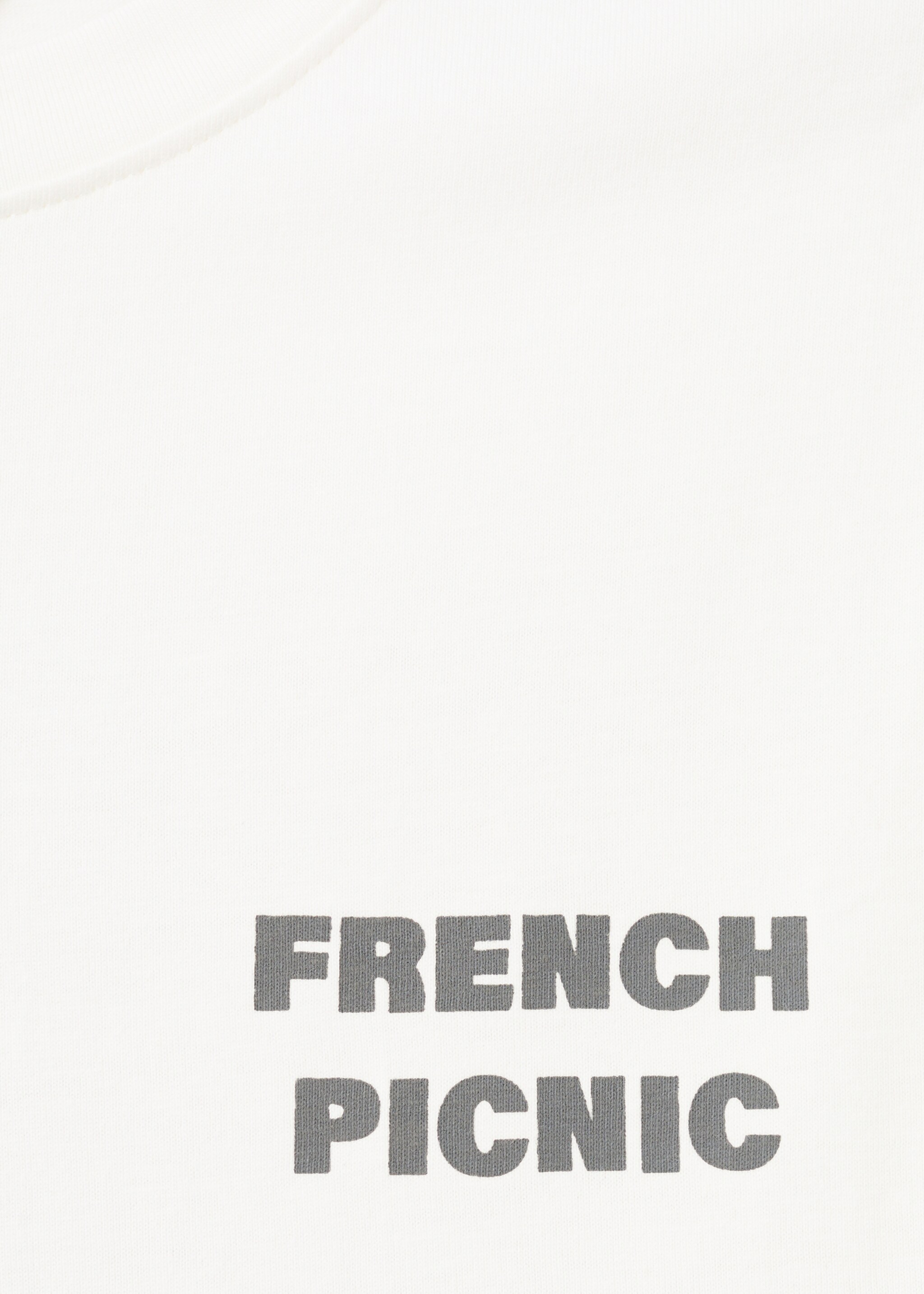 Printed cotton-blend T-shirt - Details of the article 8, Off White. Ref: 27091514-00.