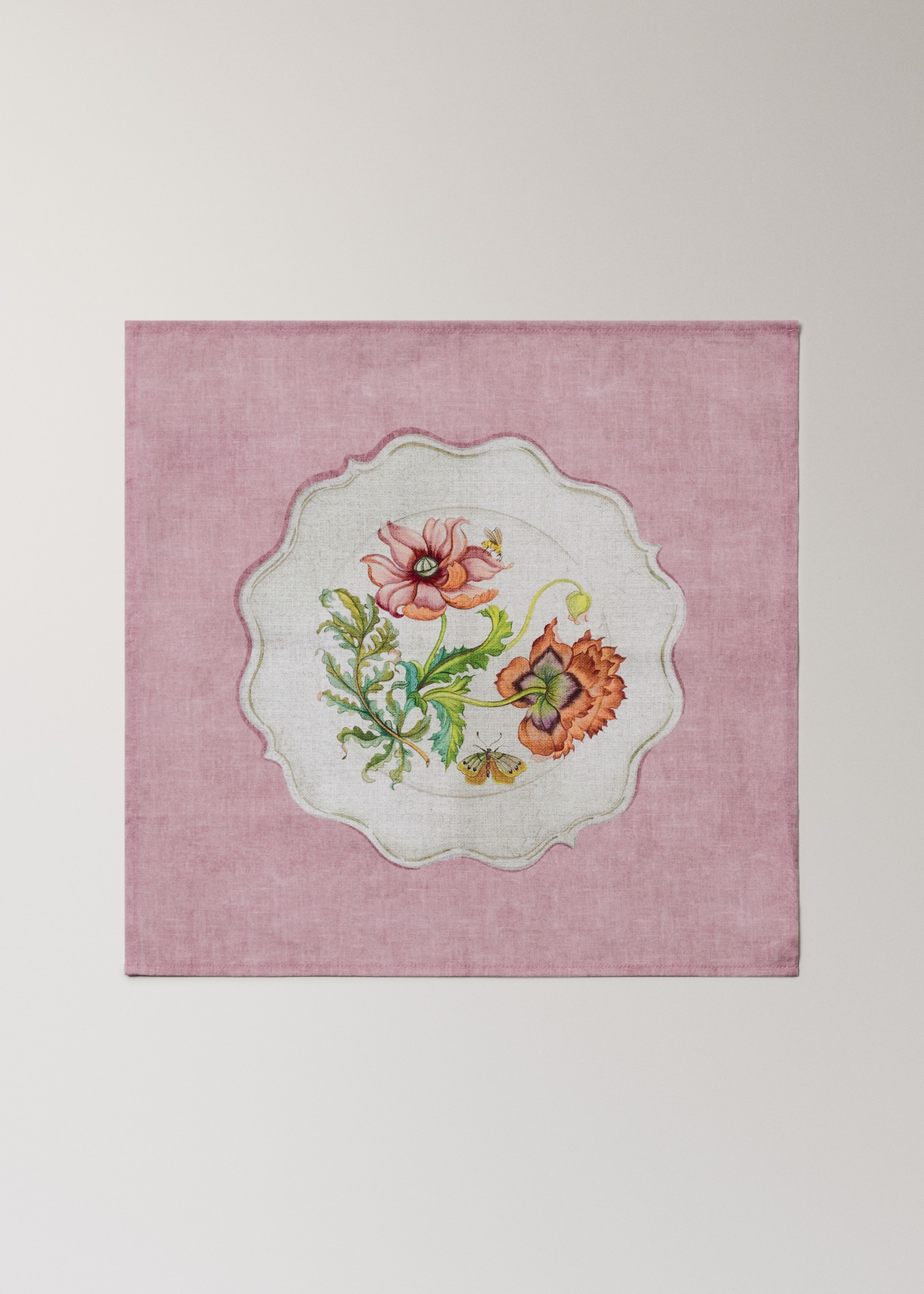 Tovallons cotó elements porcellana vintage - Article sense model, Rosa. Ref: 27091516-00.