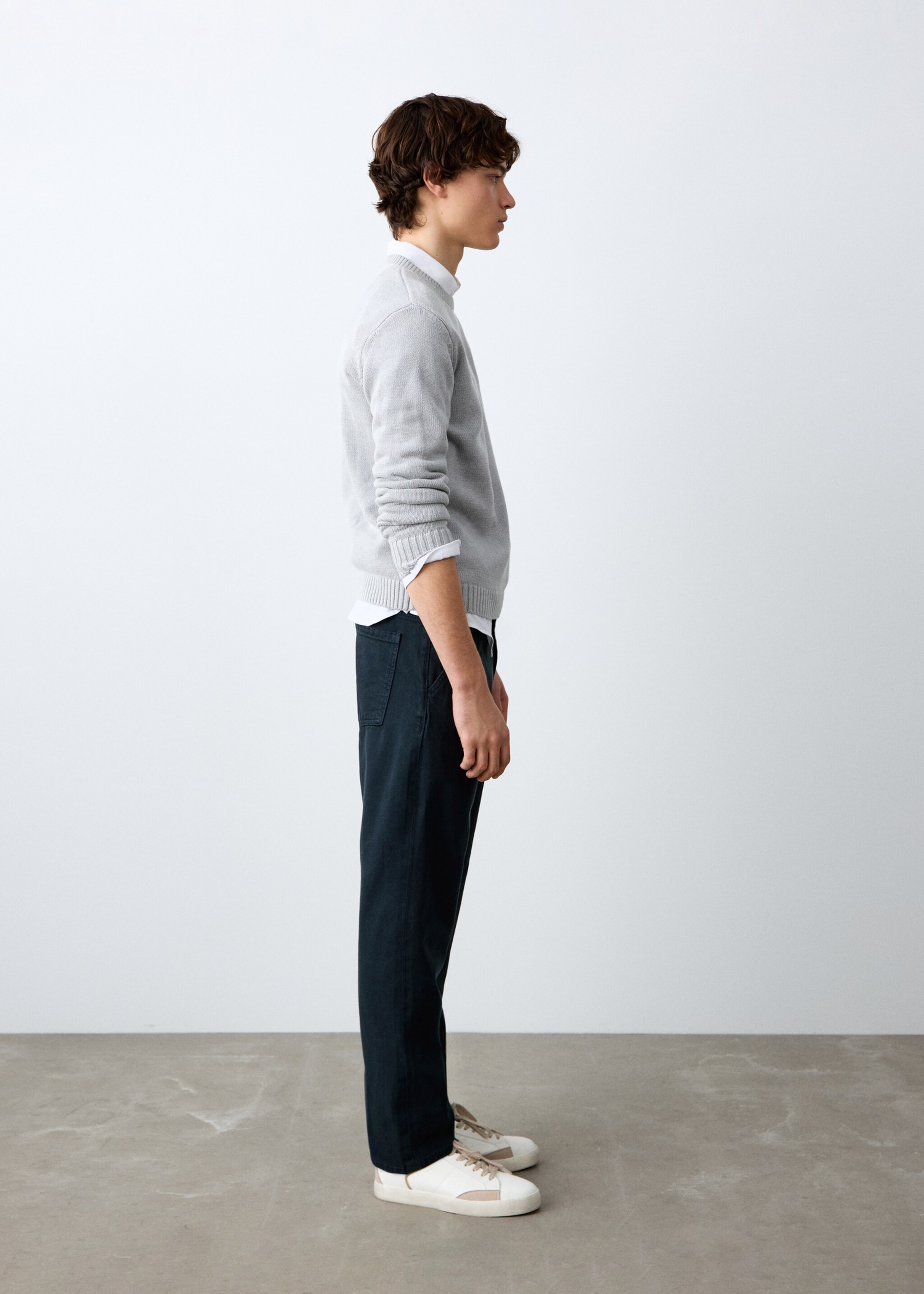 Jeans newreg - Plan moyen, Bleu marine. Ref: 27091517-00.