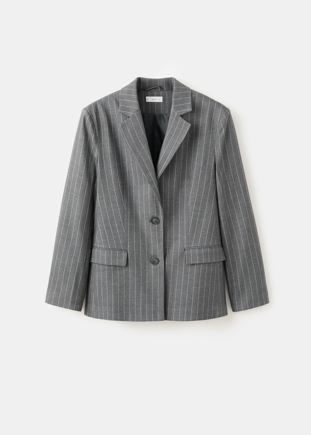 Pinstripe suit jacket
