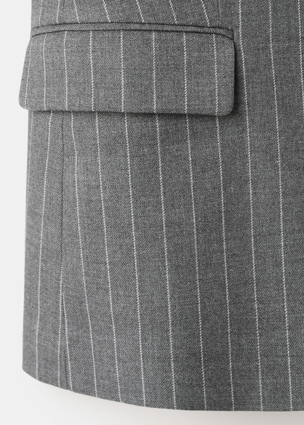 Pinstripe suit jacket