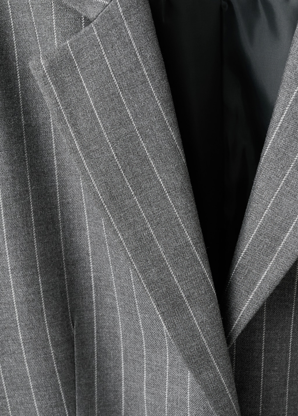 Pinstripe suit jacket